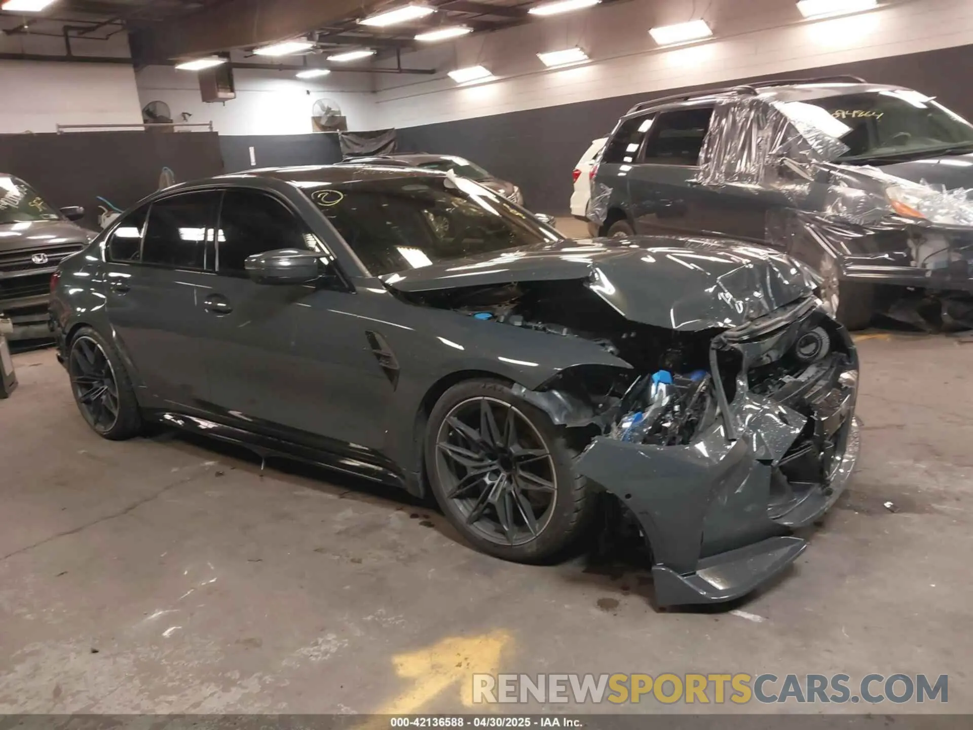 1 fotografías del automóvil dañado WBS43AY08PFP63435 BMW M3 2023