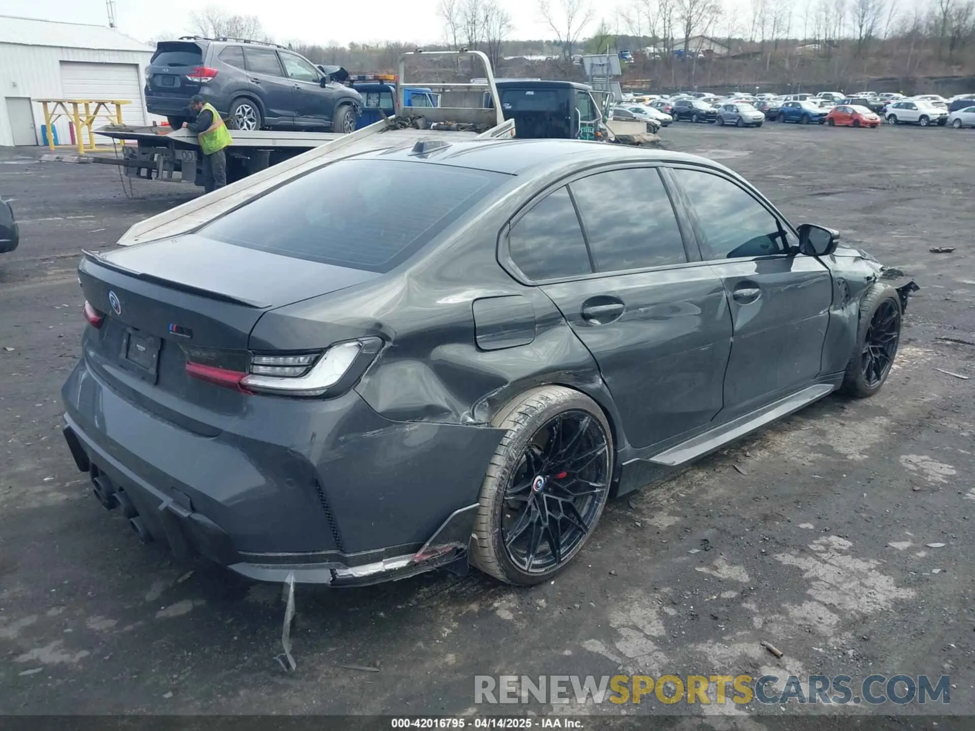 4 fotografías del automóvil dañado WBS43AY09PFN87981 BMW M3 2023