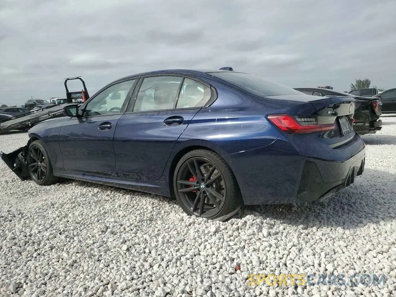 2 fotografías del automóvil dañado 3MW49FF02R8E70970 BMW M3 2024