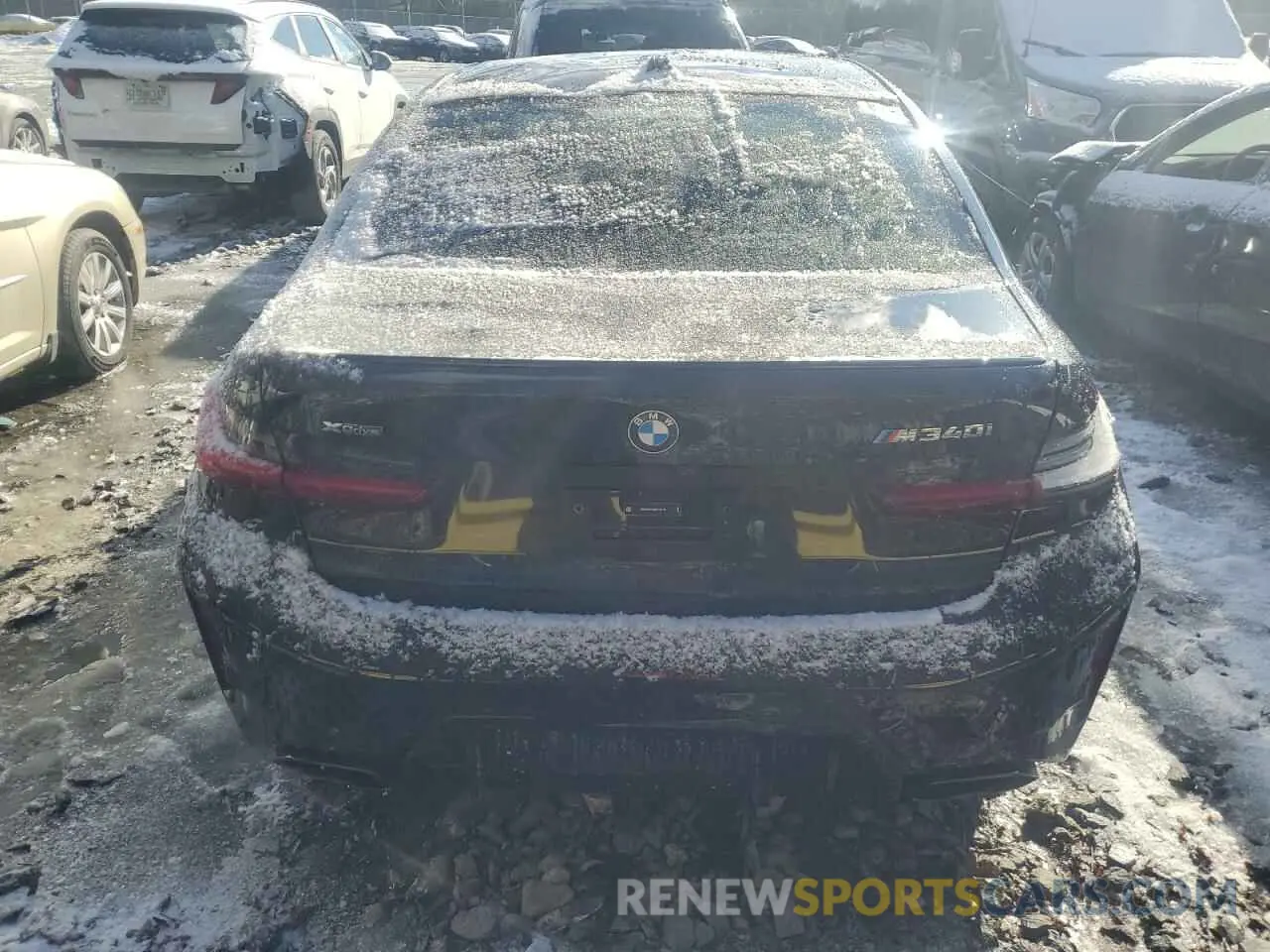 6 fotografías del automóvil dañado 3MW49FF09R8E10118 BMW M3 2024