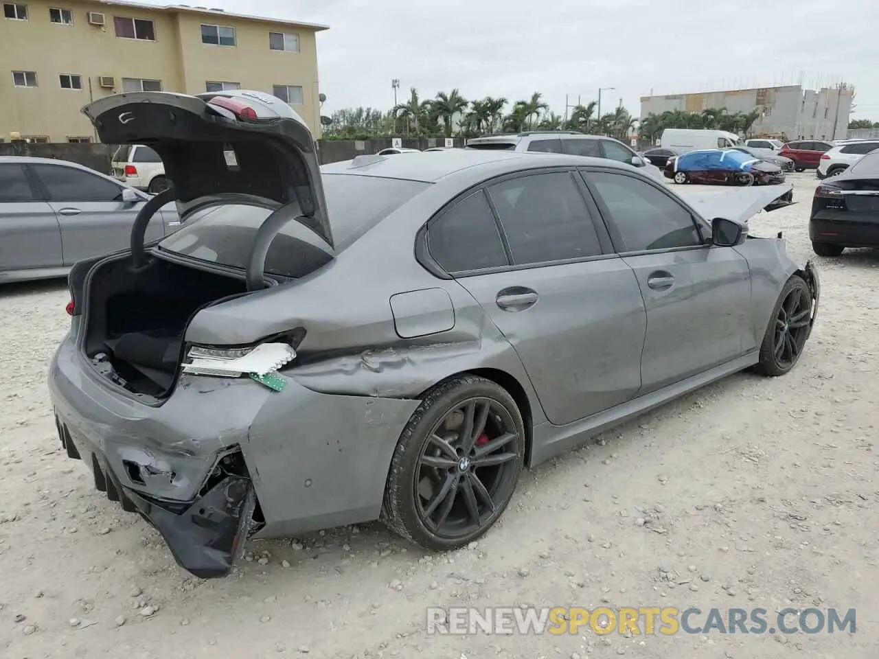 3 fotografías del automóvil dañado 3MW49FS0XR8E19139 BMW M3 2024