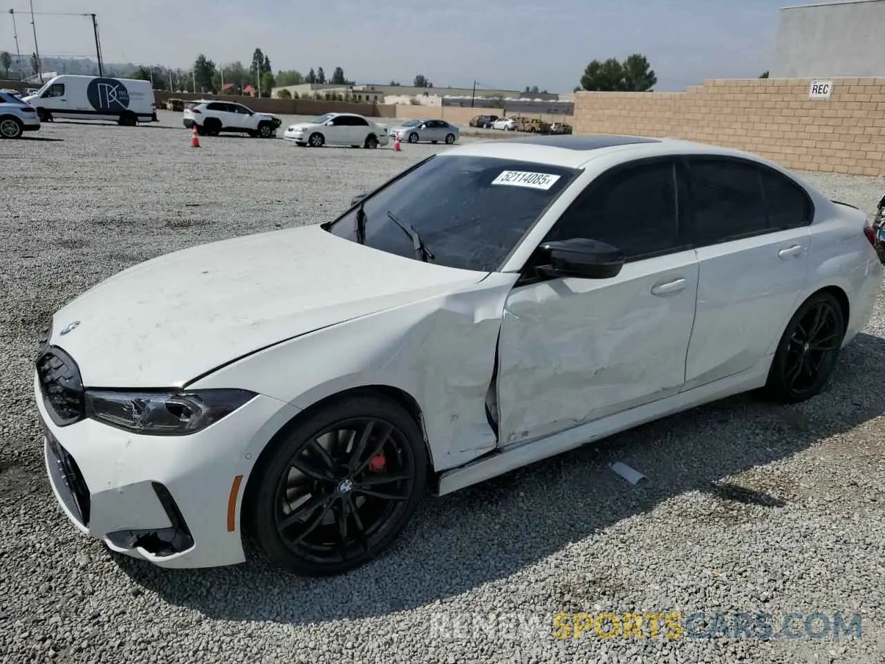 1 fotografías del automóvil dañado 3MW49FS0XR8E83469 BMW M3 2024