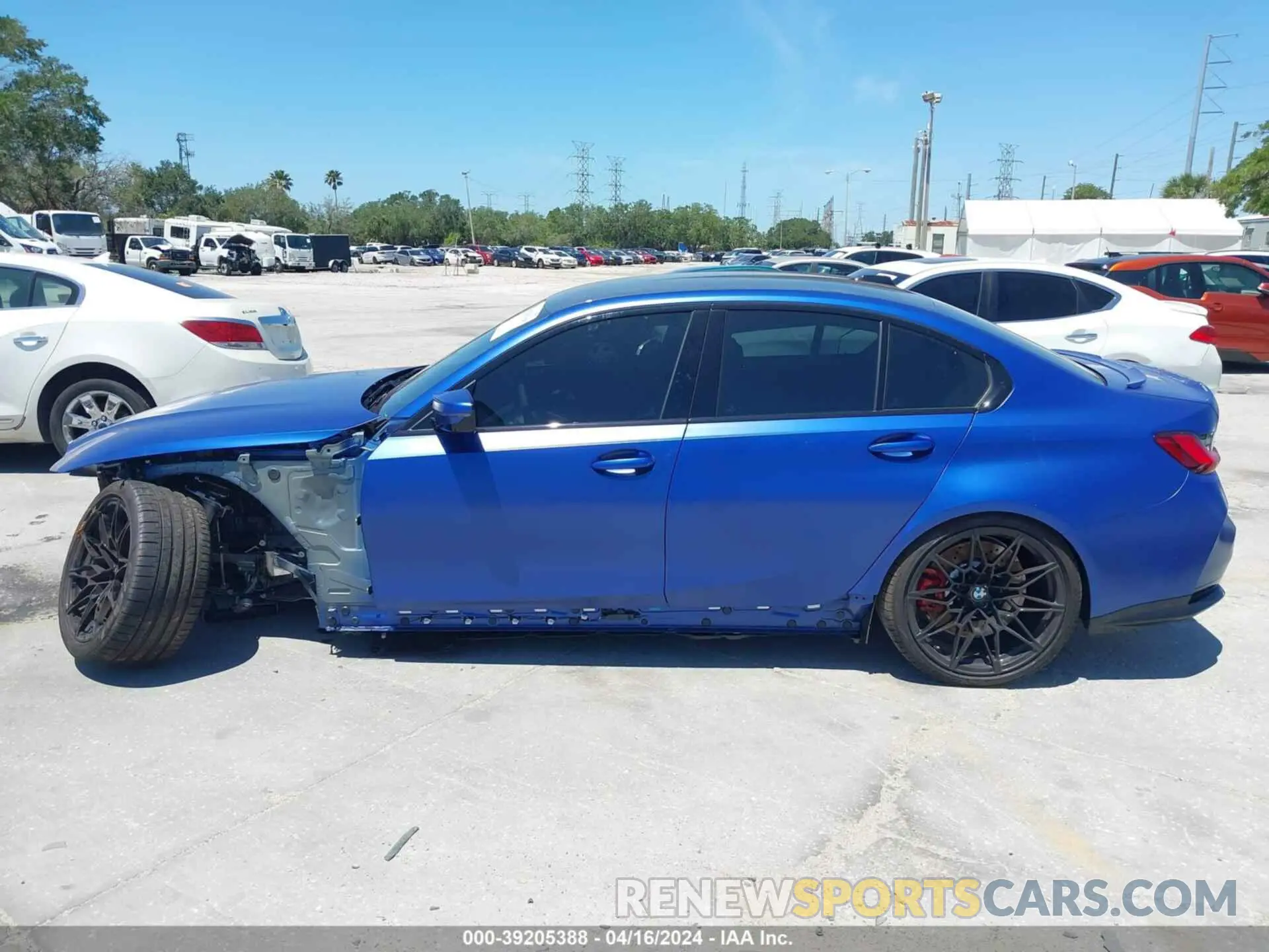 15 fotografías del automóvil dañado WBS33AY06RFS01385 BMW M3 2024