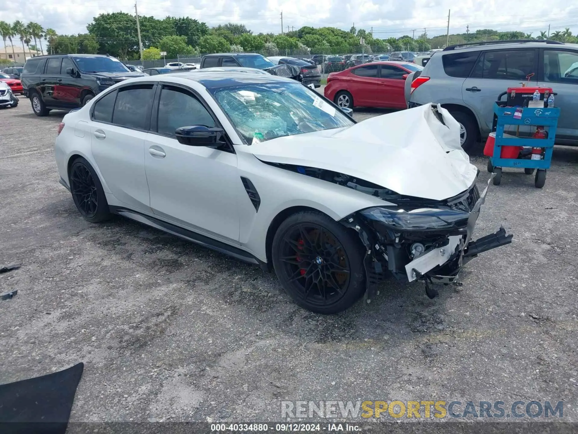 1 fotografías del automóvil dañado WBS33AY07RFT21177 BMW M3 2024