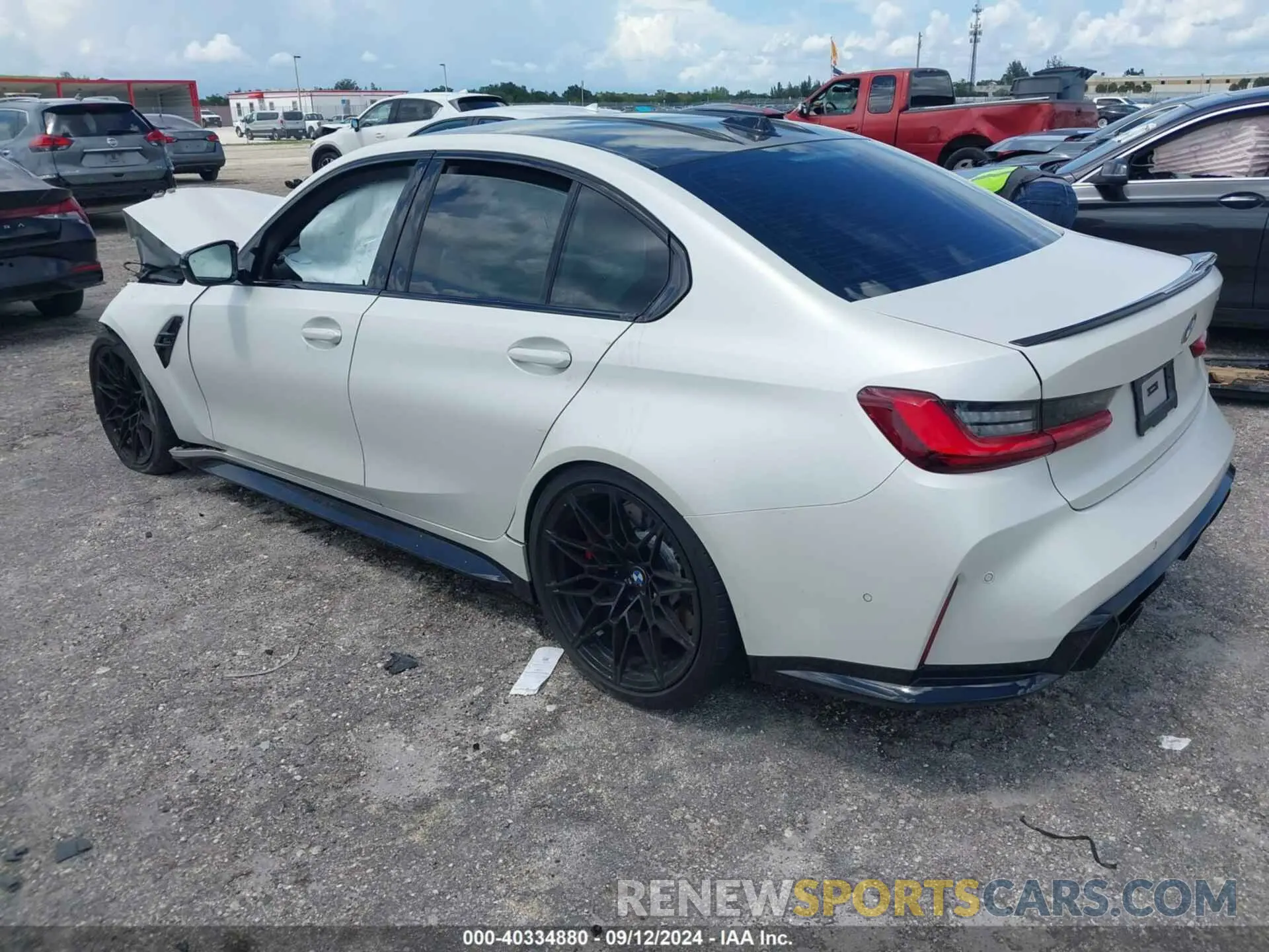 3 fotografías del automóvil dañado WBS33AY07RFT21177 BMW M3 2024
