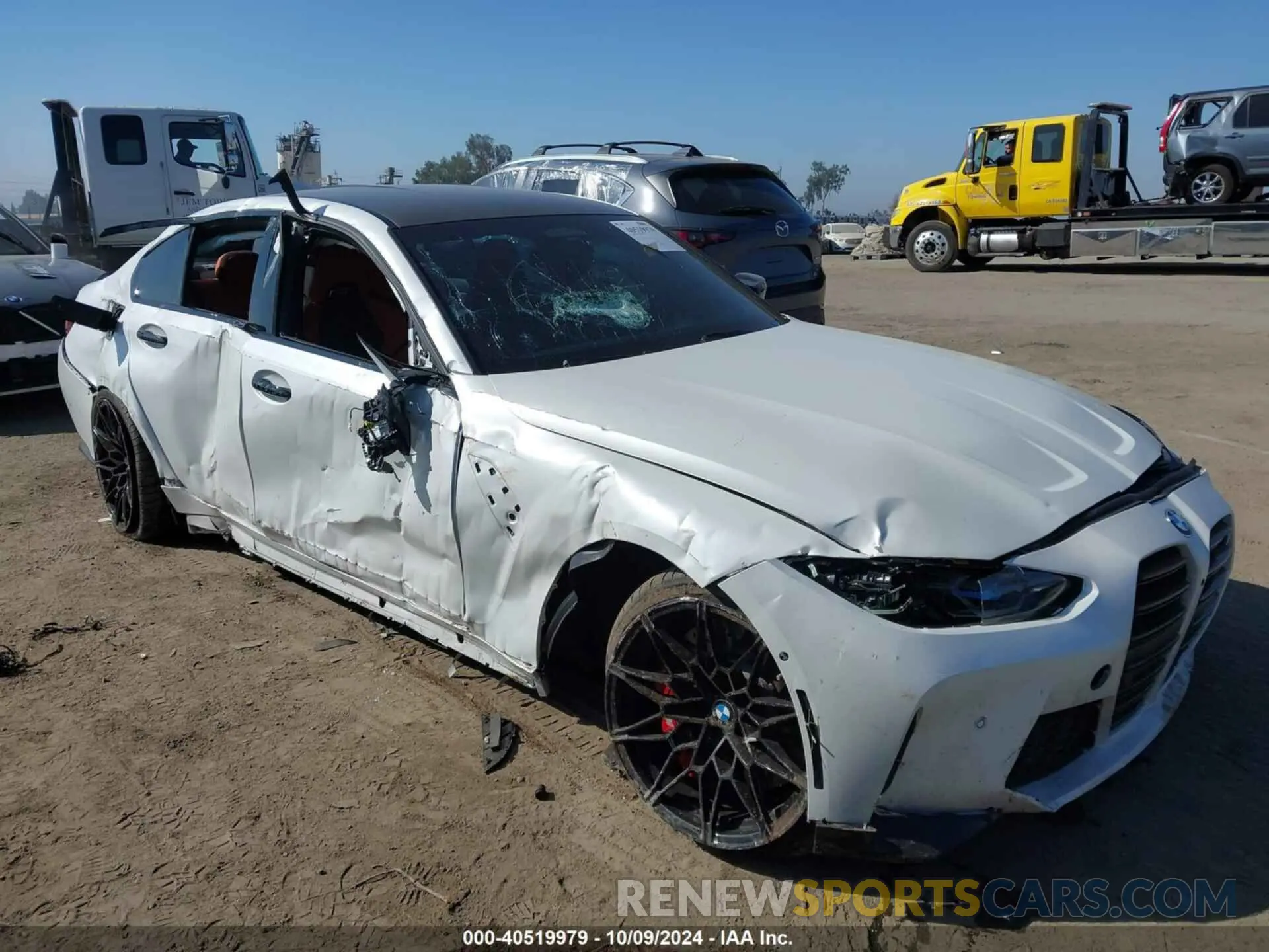6 fotografías del automóvil dañado WBS43AY00RFS39716 BMW M3 2024