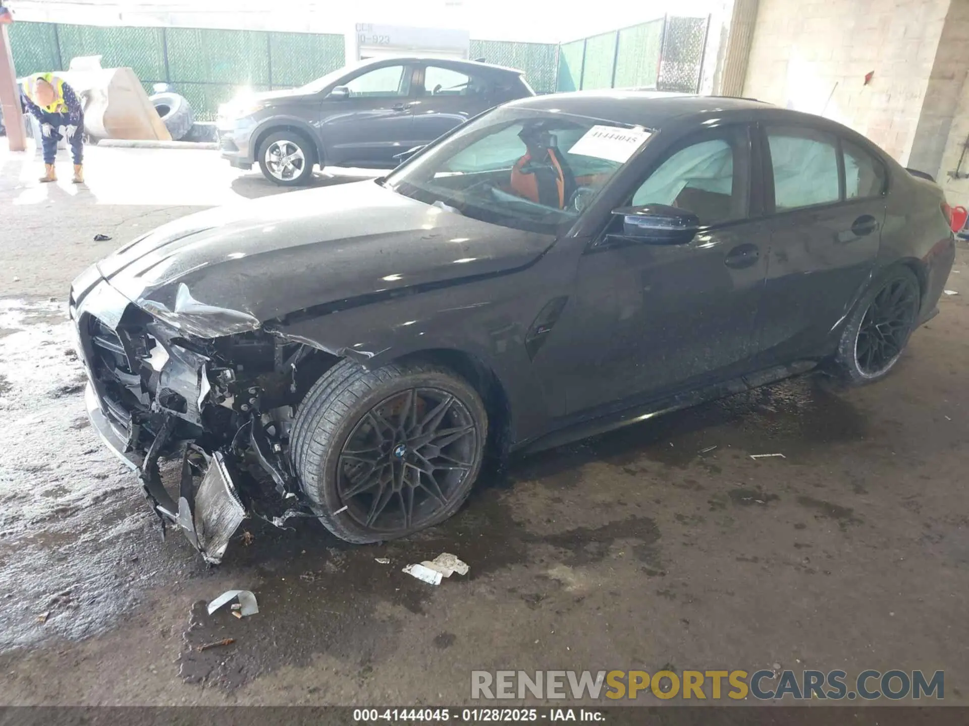 2 fotografías del automóvil dañado WBS43AY00RFS70481 BMW M3 2024