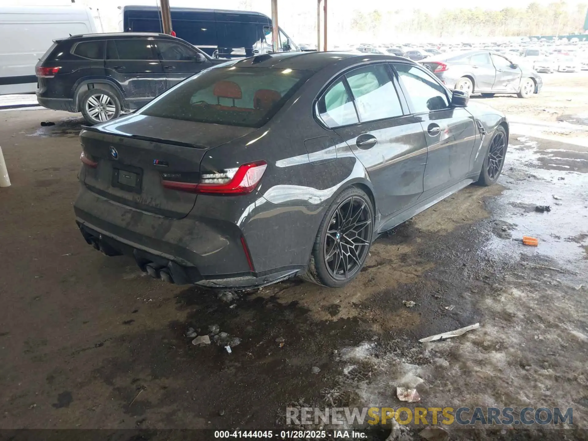 4 fotografías del automóvil dañado WBS43AY00RFS70481 BMW M3 2024