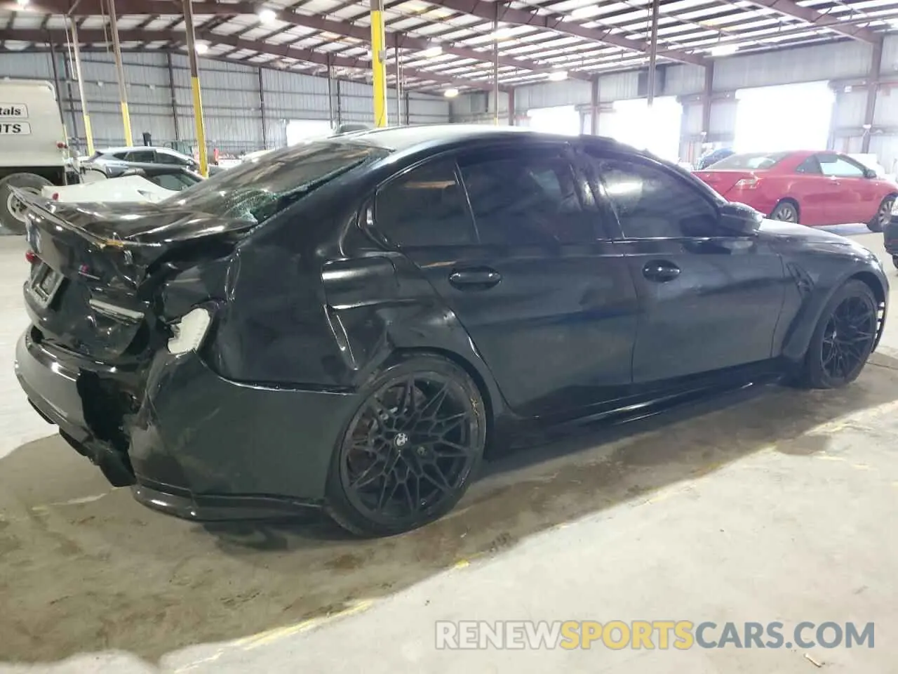 3 fotografías del automóvil dañado WBS43AY01RFS84440 BMW M3 2024