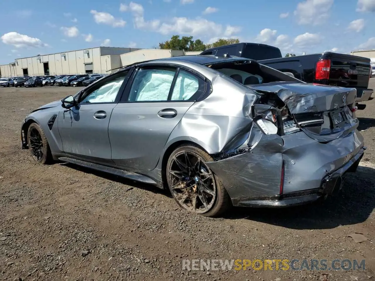 2 fotografías del automóvil dañado WBS43AY01RFT49688 BMW M3 2024