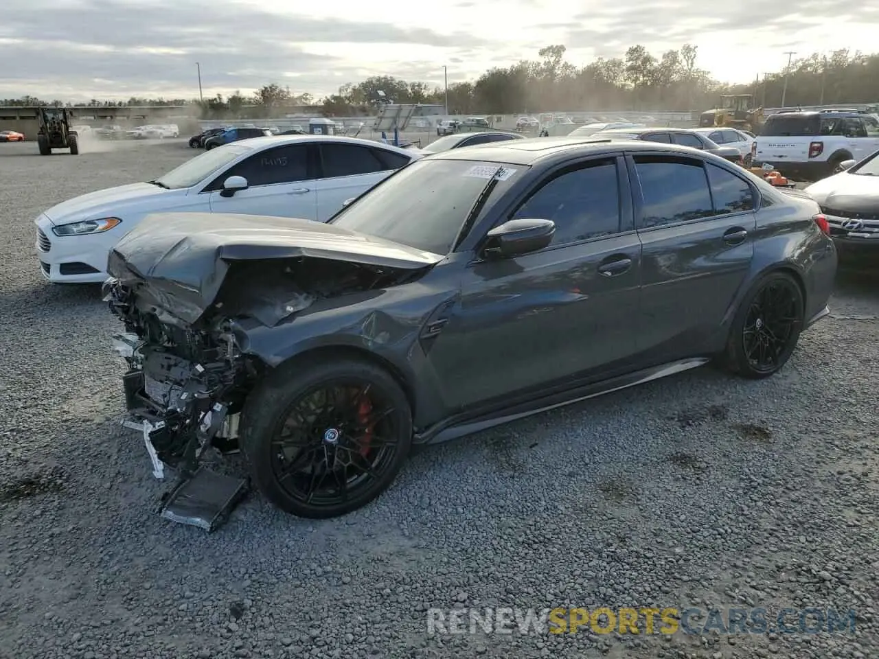 1 fotografías del automóvil dañado WBS43AY02RFS26756 BMW M3 2024