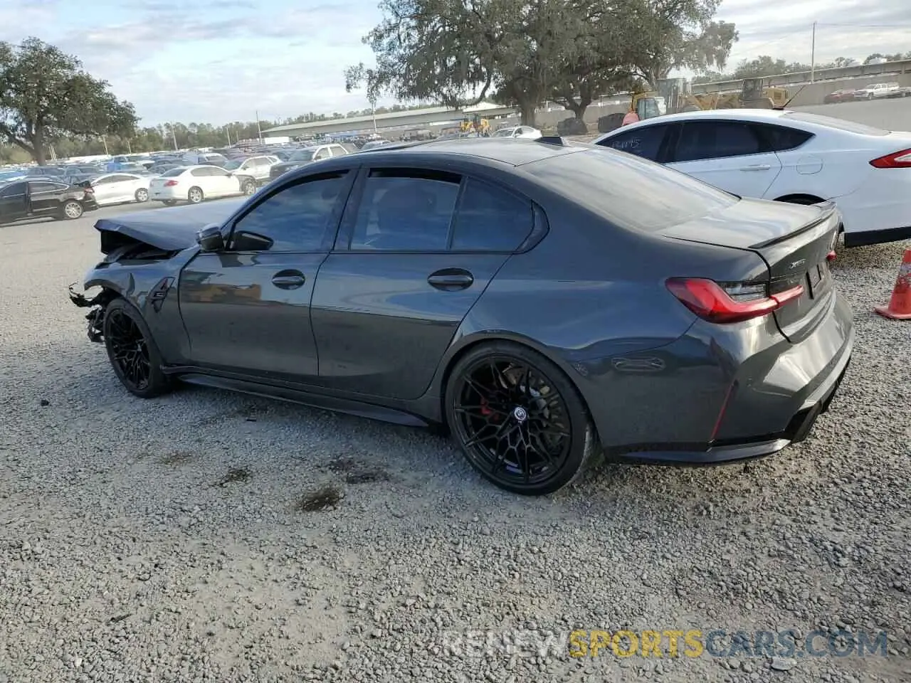 2 fotografías del automóvil dañado WBS43AY02RFS26756 BMW M3 2024