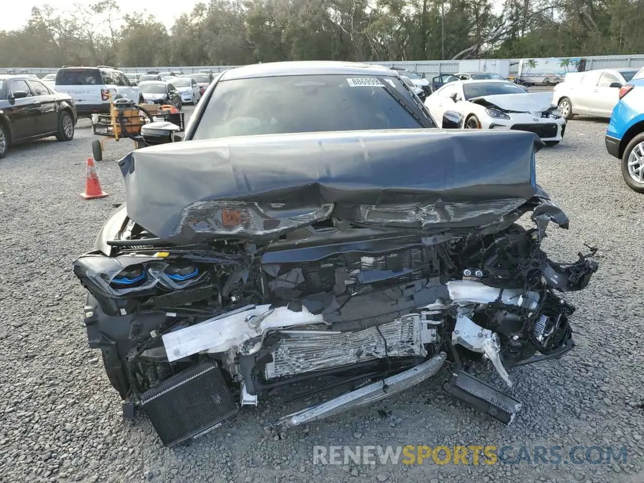 5 fotografías del automóvil dañado WBS43AY02RFS26756 BMW M3 2024