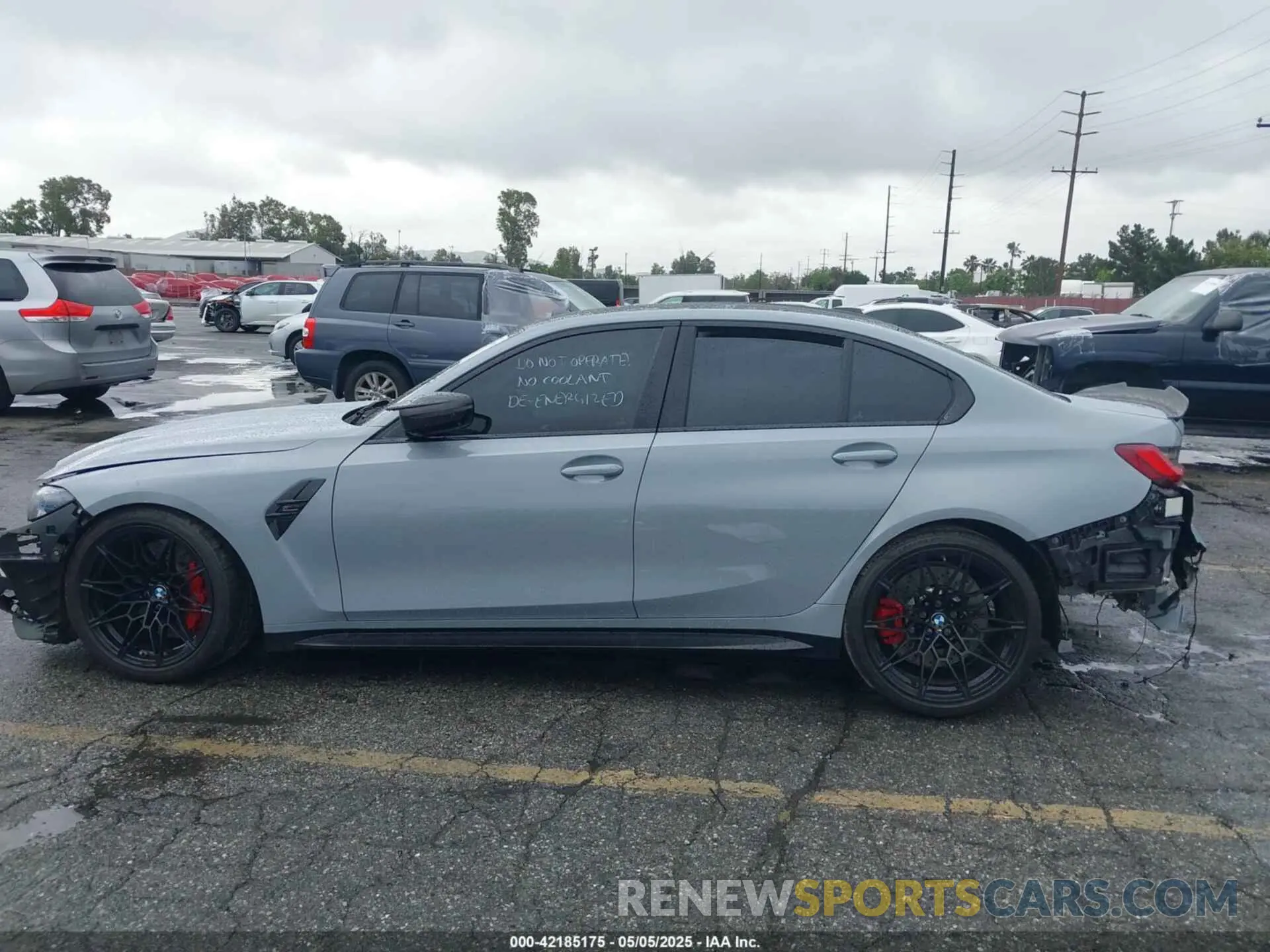 14 fotografías del automóvil dañado WBS43AY03RFT56948 BMW M3 2024