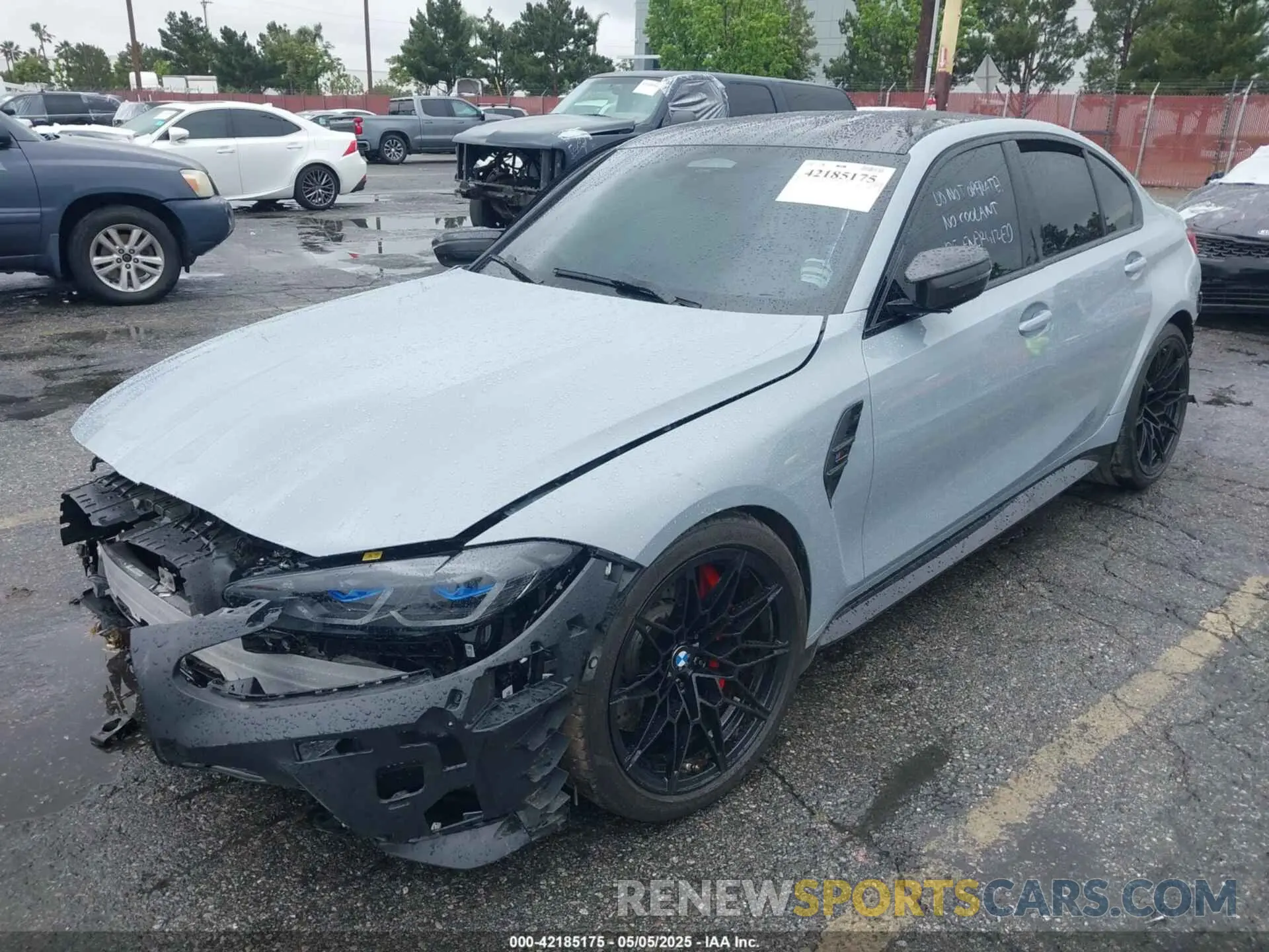 2 fotografías del automóvil dañado WBS43AY03RFT56948 BMW M3 2024