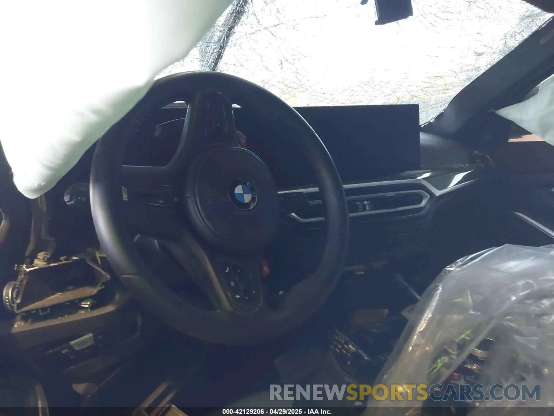 14 fotografías del automóvil dañado WBS43AY04RFS01910 BMW M3 2024