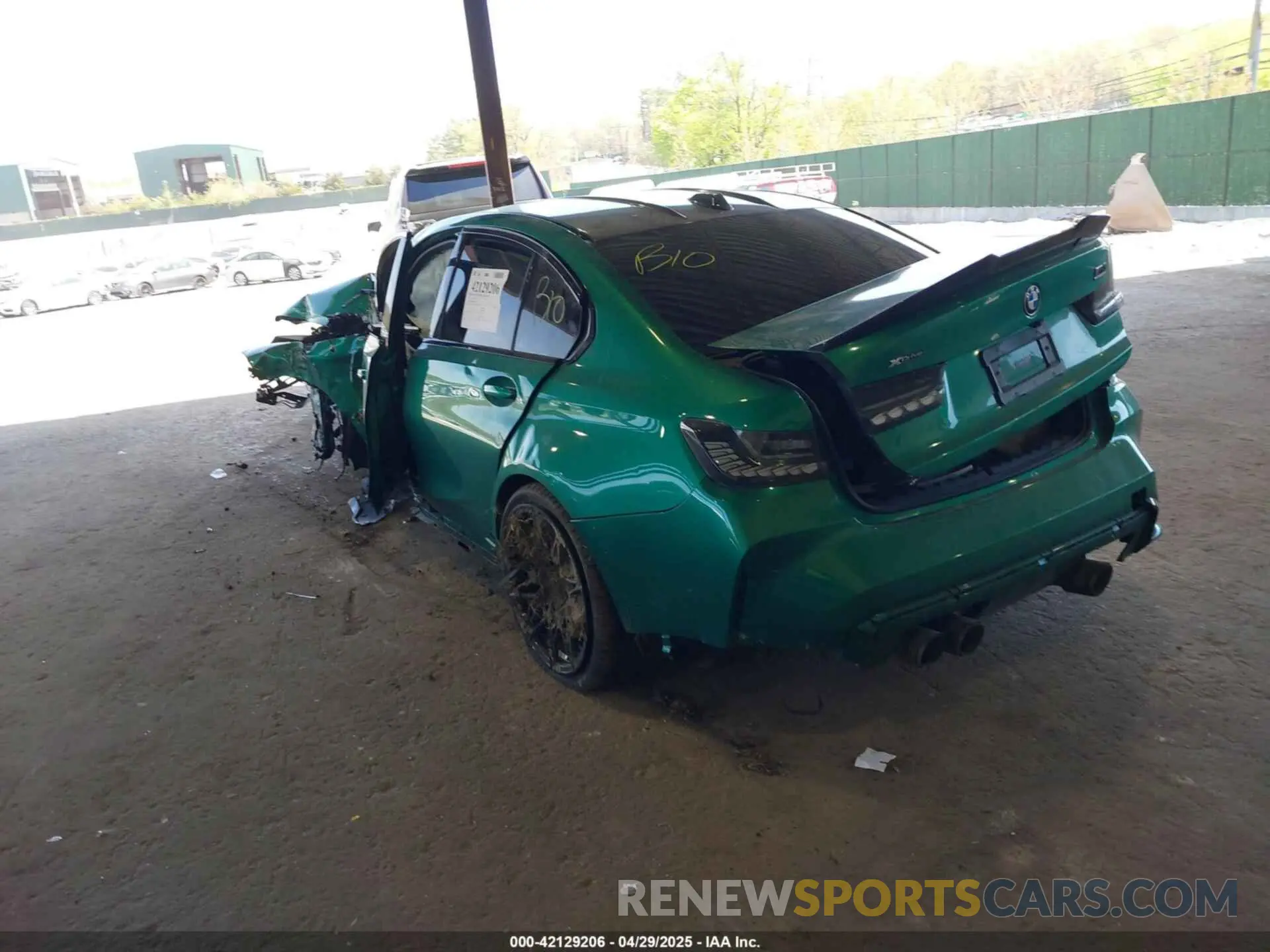 3 fotografías del automóvil dañado WBS43AY04RFS01910 BMW M3 2024