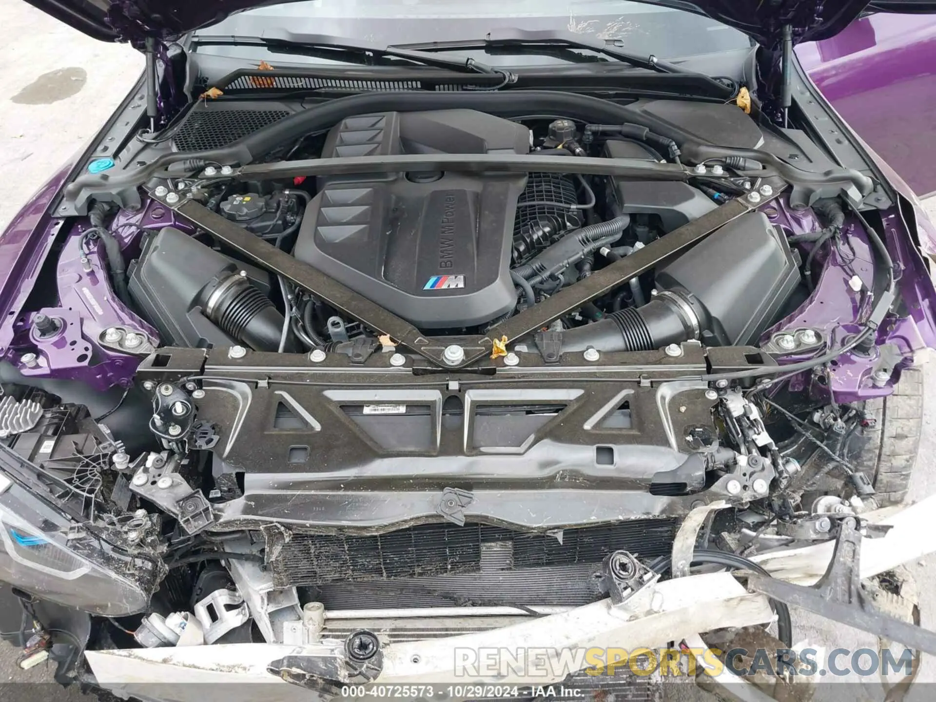 10 fotografías del automóvil dañado WBS43AY06RFS81453 BMW M3 2024