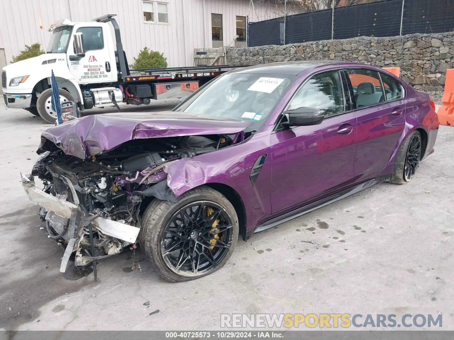 2 fotografías del automóvil dañado WBS43AY06RFS81453 BMW M3 2024