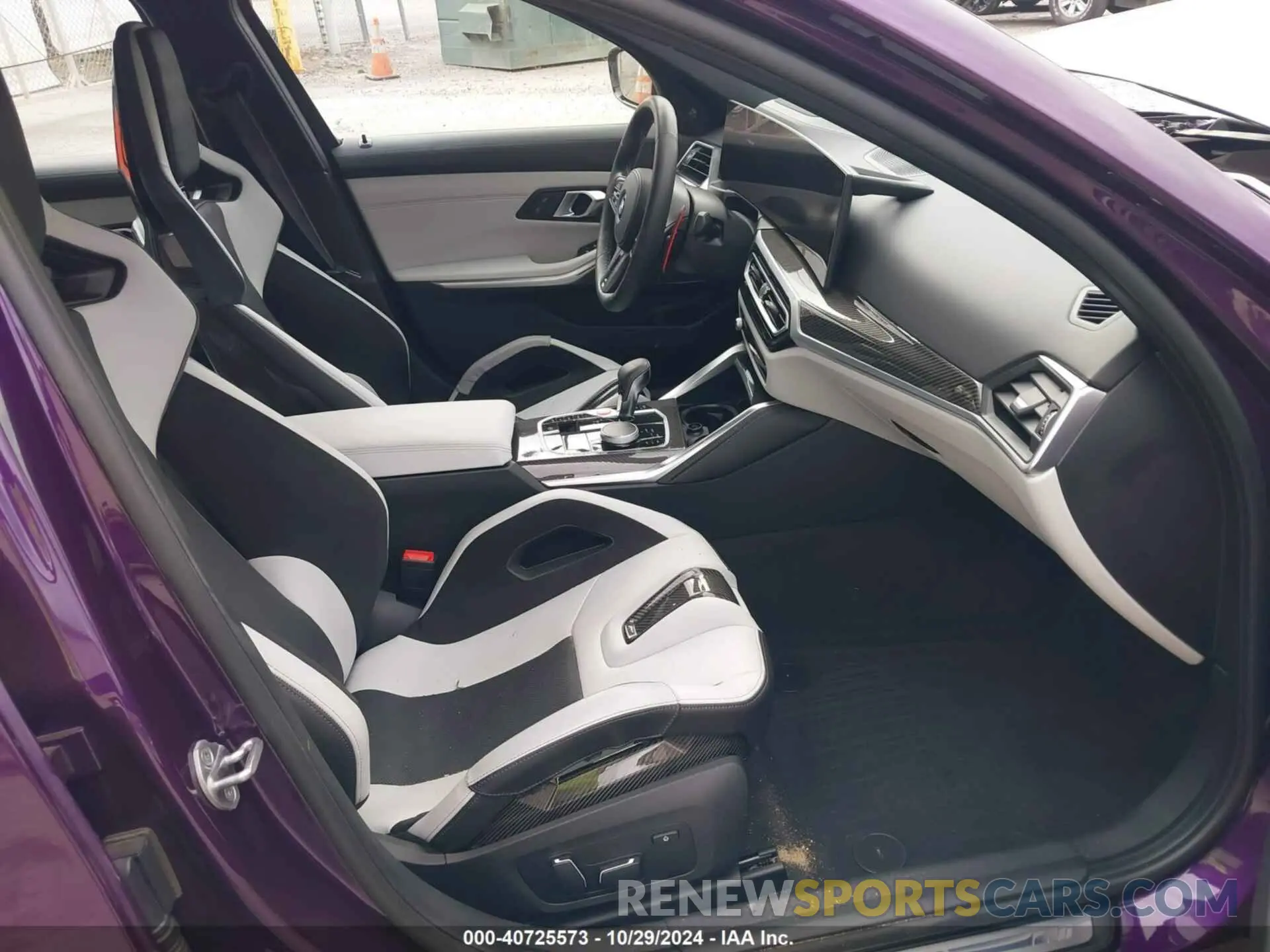 5 fotografías del automóvil dañado WBS43AY06RFS81453 BMW M3 2024