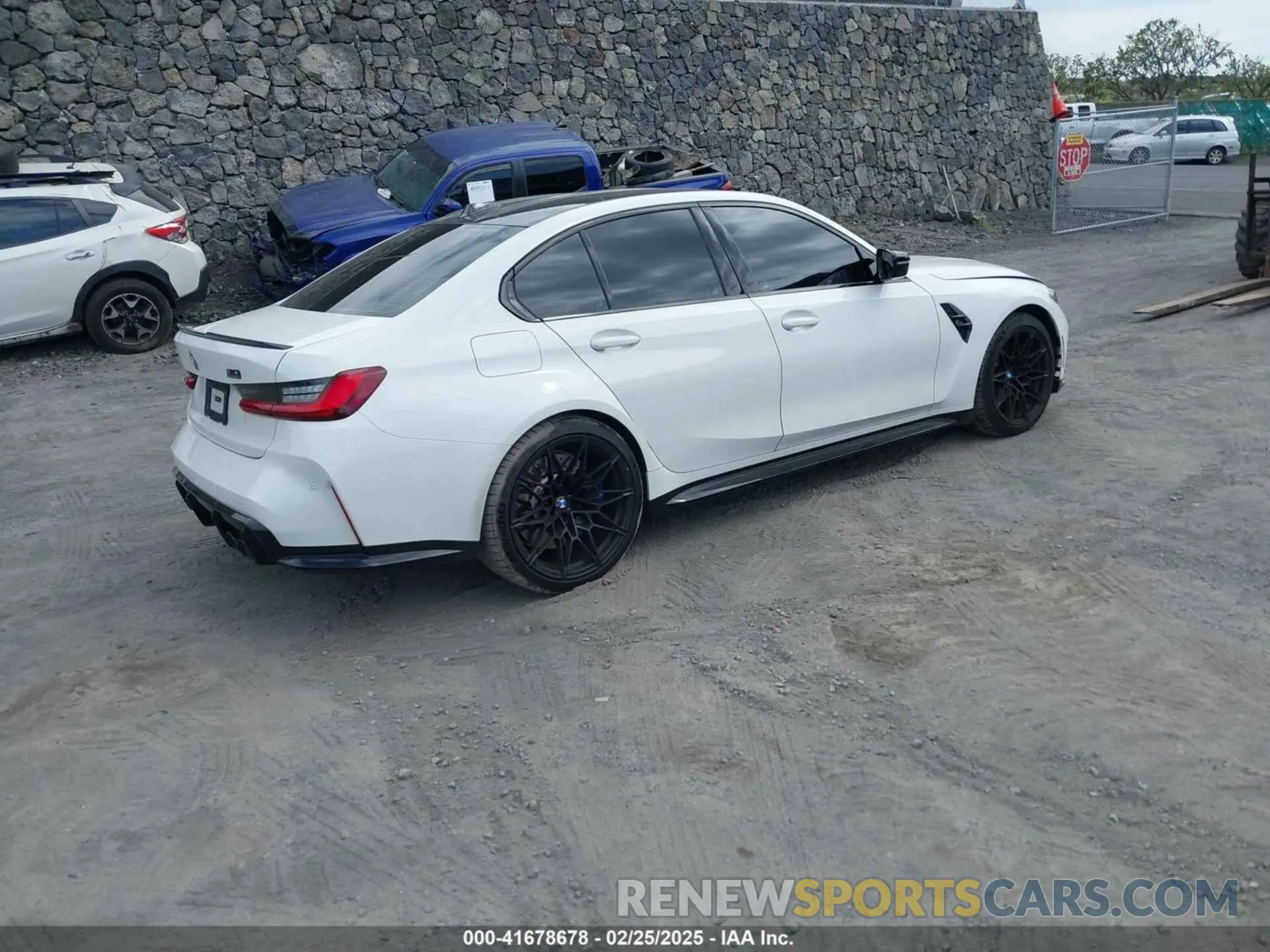 4 fotografías del automóvil dañado WBS43AY07RFS42807 BMW M3 2024