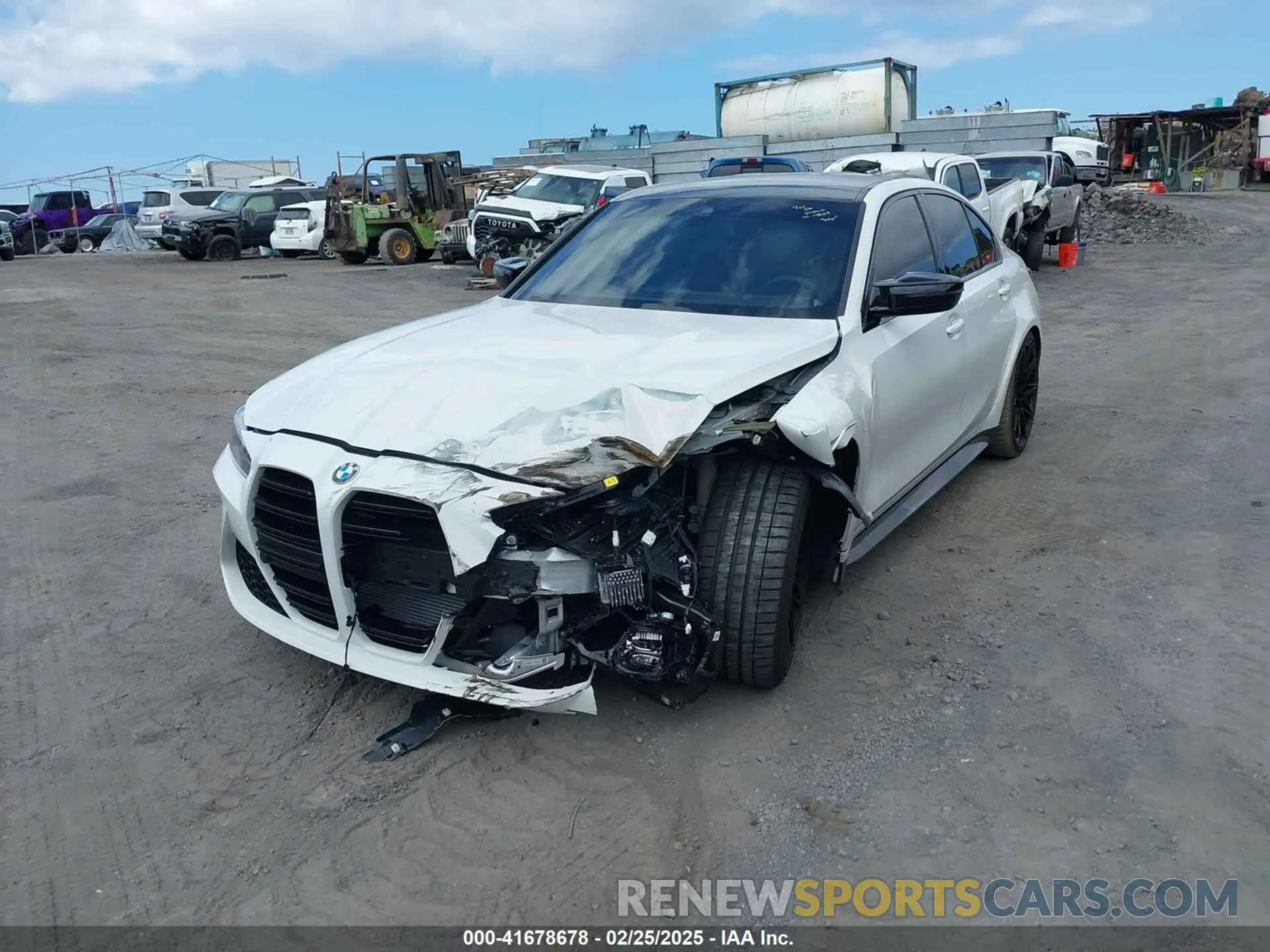 6 fotografías del automóvil dañado WBS43AY07RFS42807 BMW M3 2024