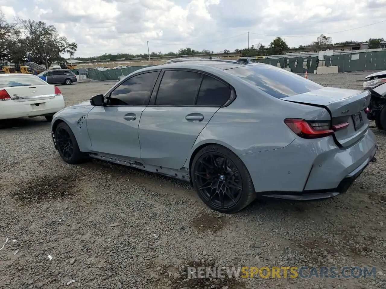2 fotografías del automóvil dañado WBS43AY08RFT30099 BMW M3 2024