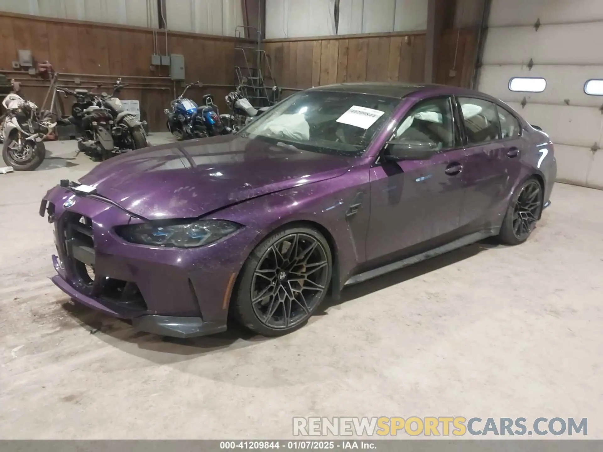 2 fotografías del automóvil dañado WBS43AY09RFR97988 BMW M3 2024
