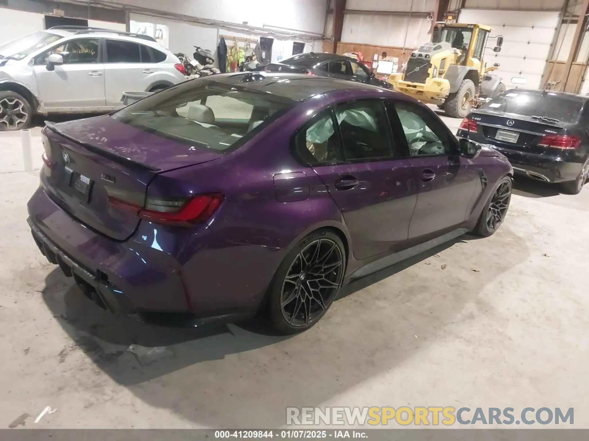 4 fotografías del automóvil dañado WBS43AY09RFR97988 BMW M3 2024