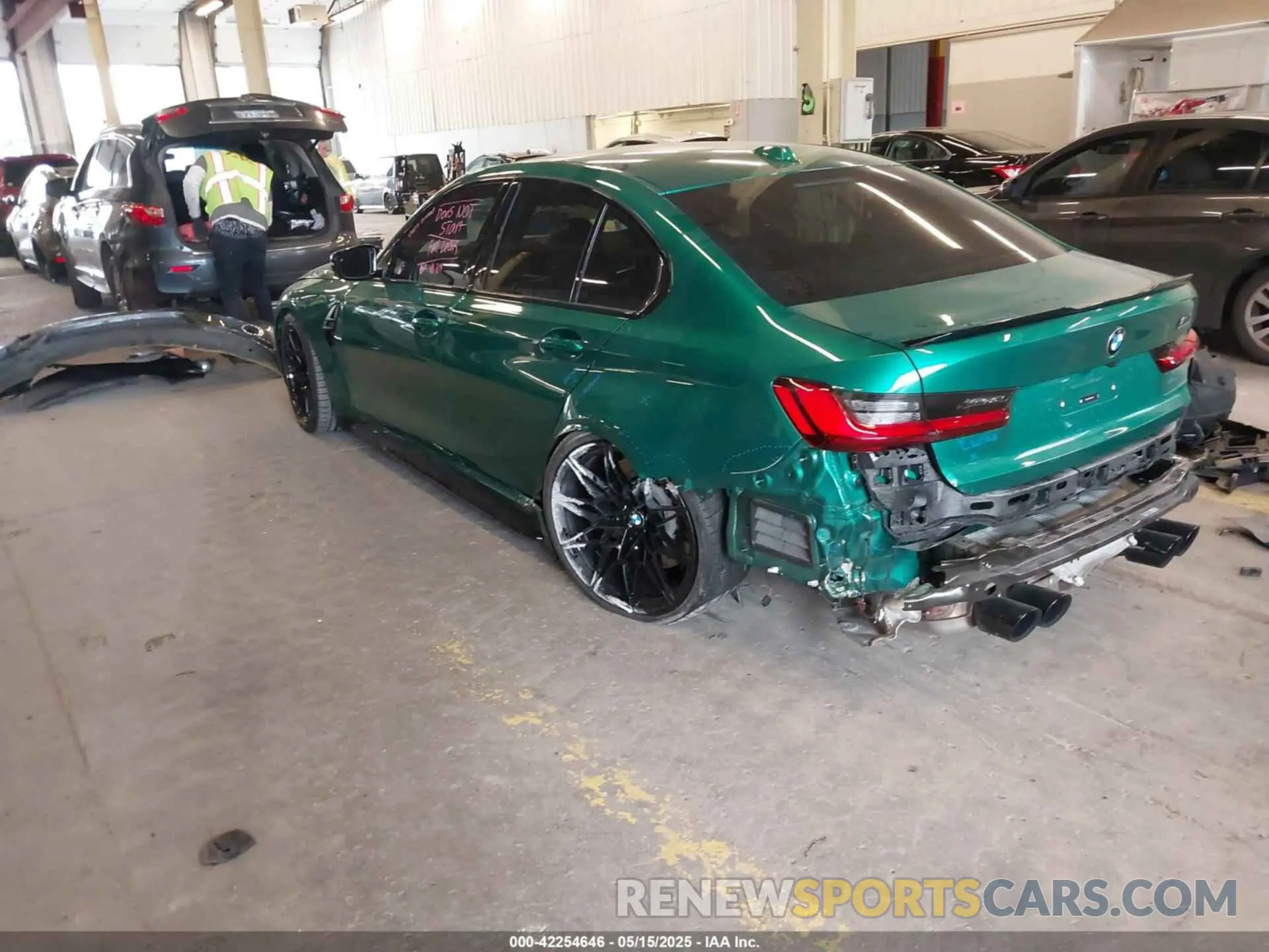 3 fotografías del automóvil dañado WBS43AY0XRFT45221 BMW M3 2024