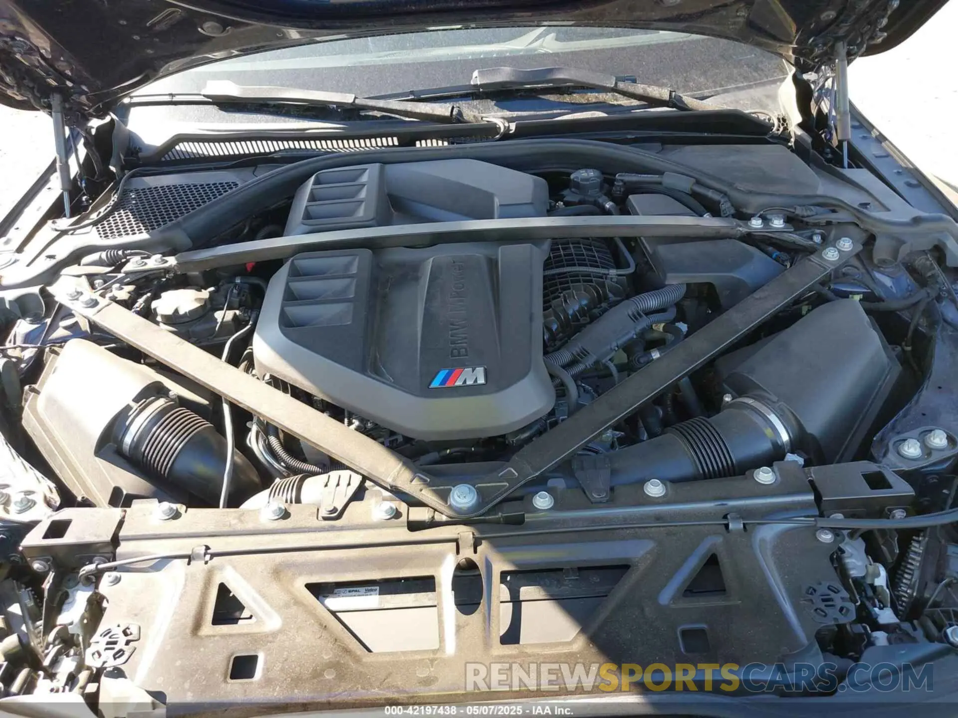 10 fotografías del automóvil dañado WBS53AY01RFR93583 BMW M3 2024
