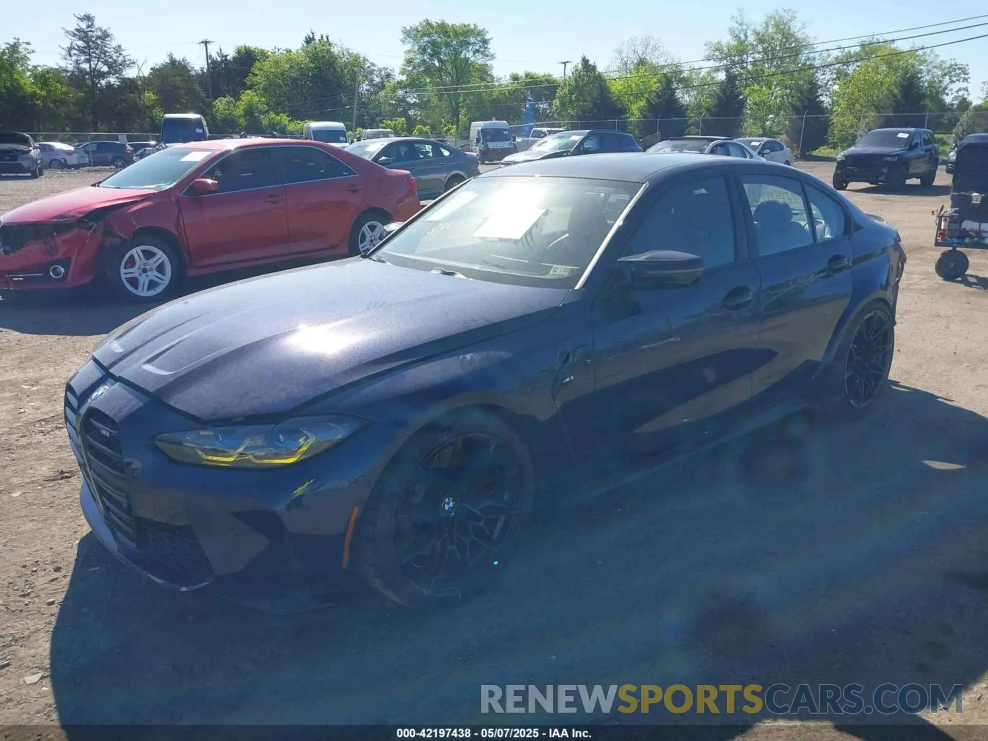 2 fotografías del automóvil dañado WBS53AY01RFR93583 BMW M3 2024