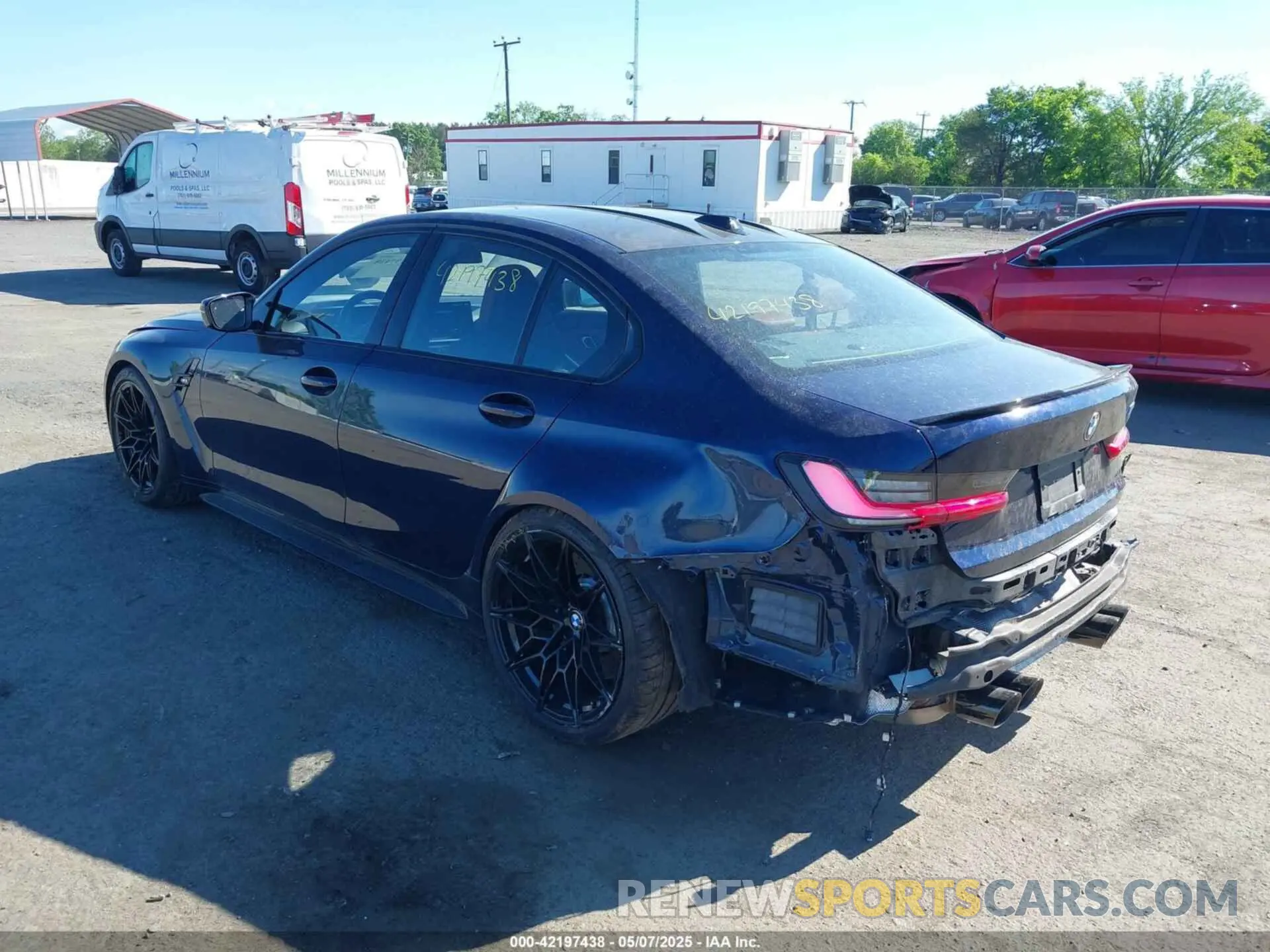 3 fotografías del automóvil dañado WBS53AY01RFR93583 BMW M3 2024
