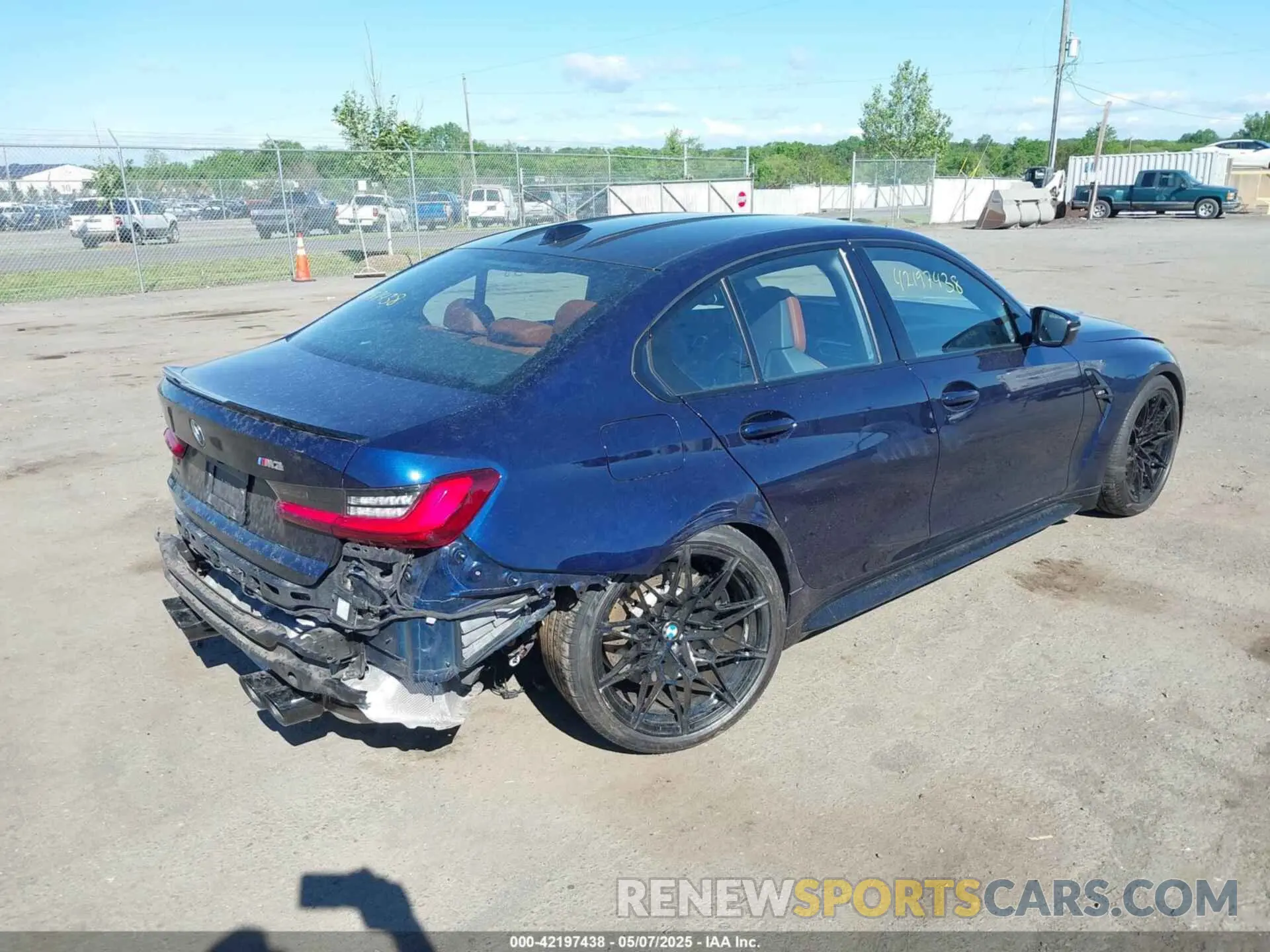 4 fotografías del automóvil dañado WBS53AY01RFR93583 BMW M3 2024