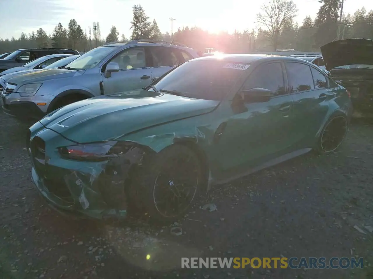 1 fotografías del automóvil dañado WBS53AY02RFS24350 BMW M3 2024