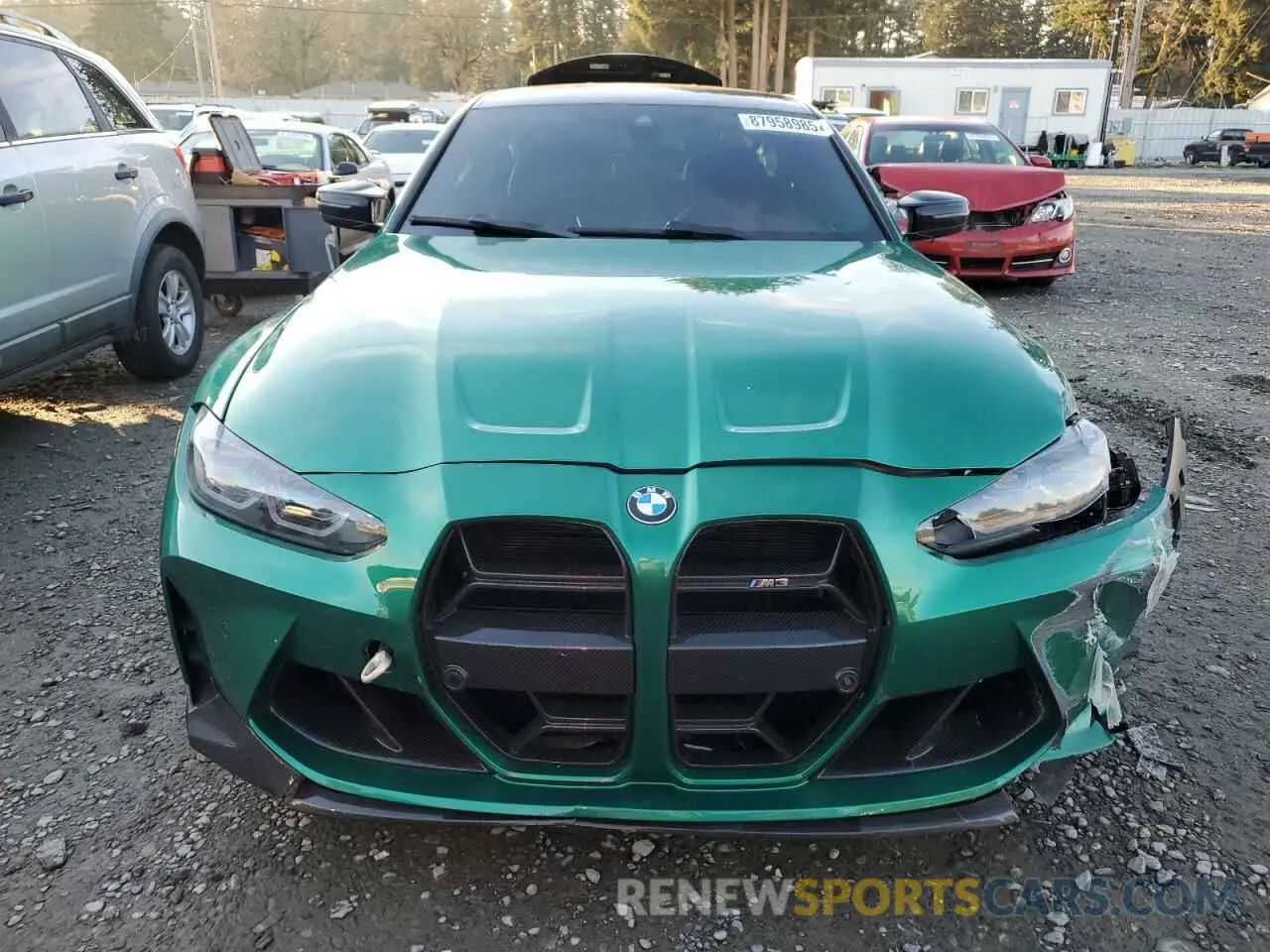 5 fotografías del automóvil dañado WBS53AY02RFS24350 BMW M3 2024
