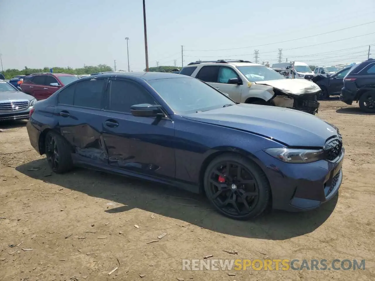 4 fotografías del automóvil dañado 3MW69FT03S8F06538 BMW M3 2025