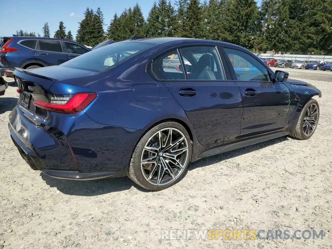 3 fotografías del automóvil dañado WBS23HJ05SFU55383 BMW M3 2025