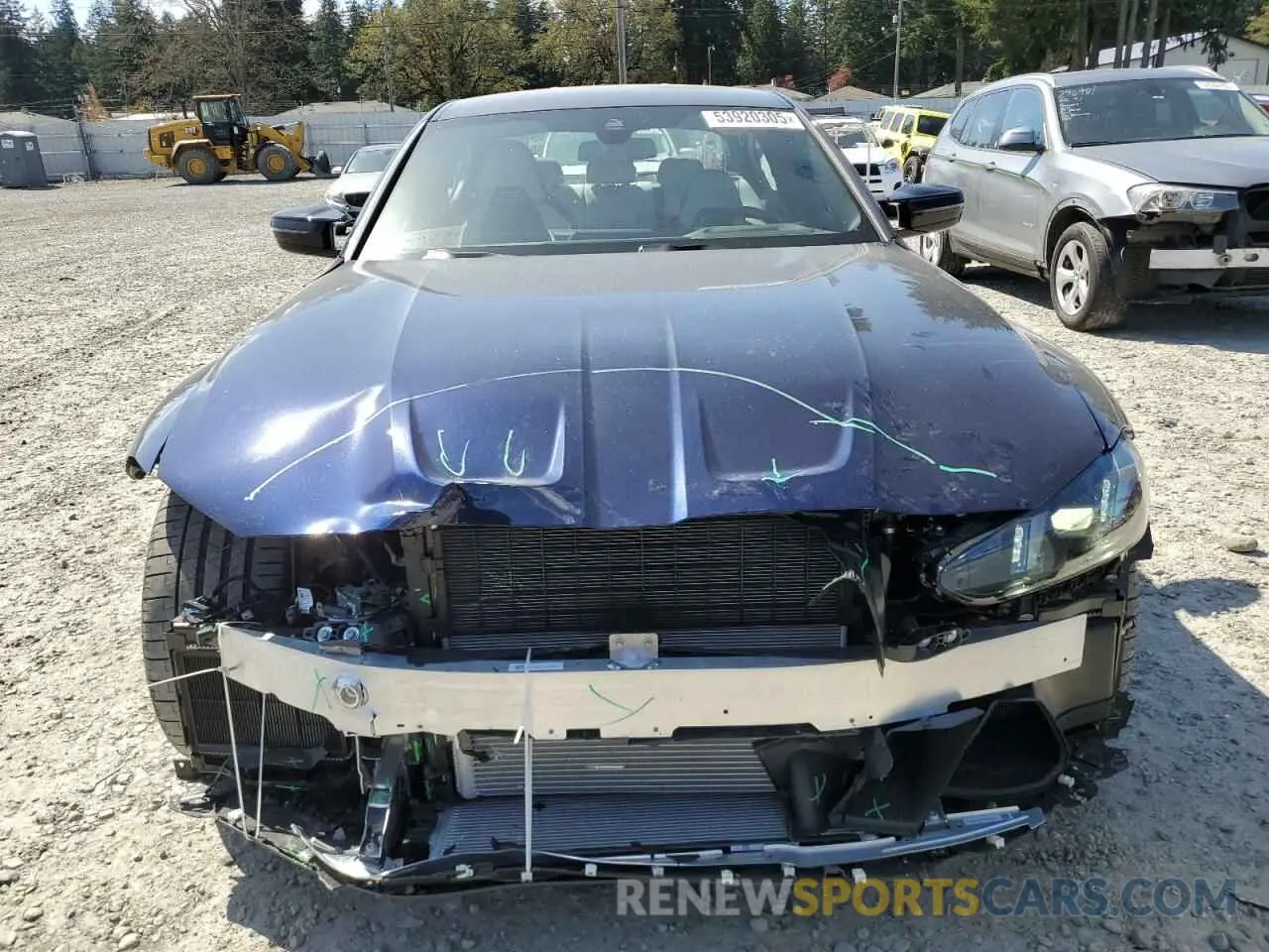 5 fotografías del automóvil dañado WBS23HJ05SFU55383 BMW M3 2025