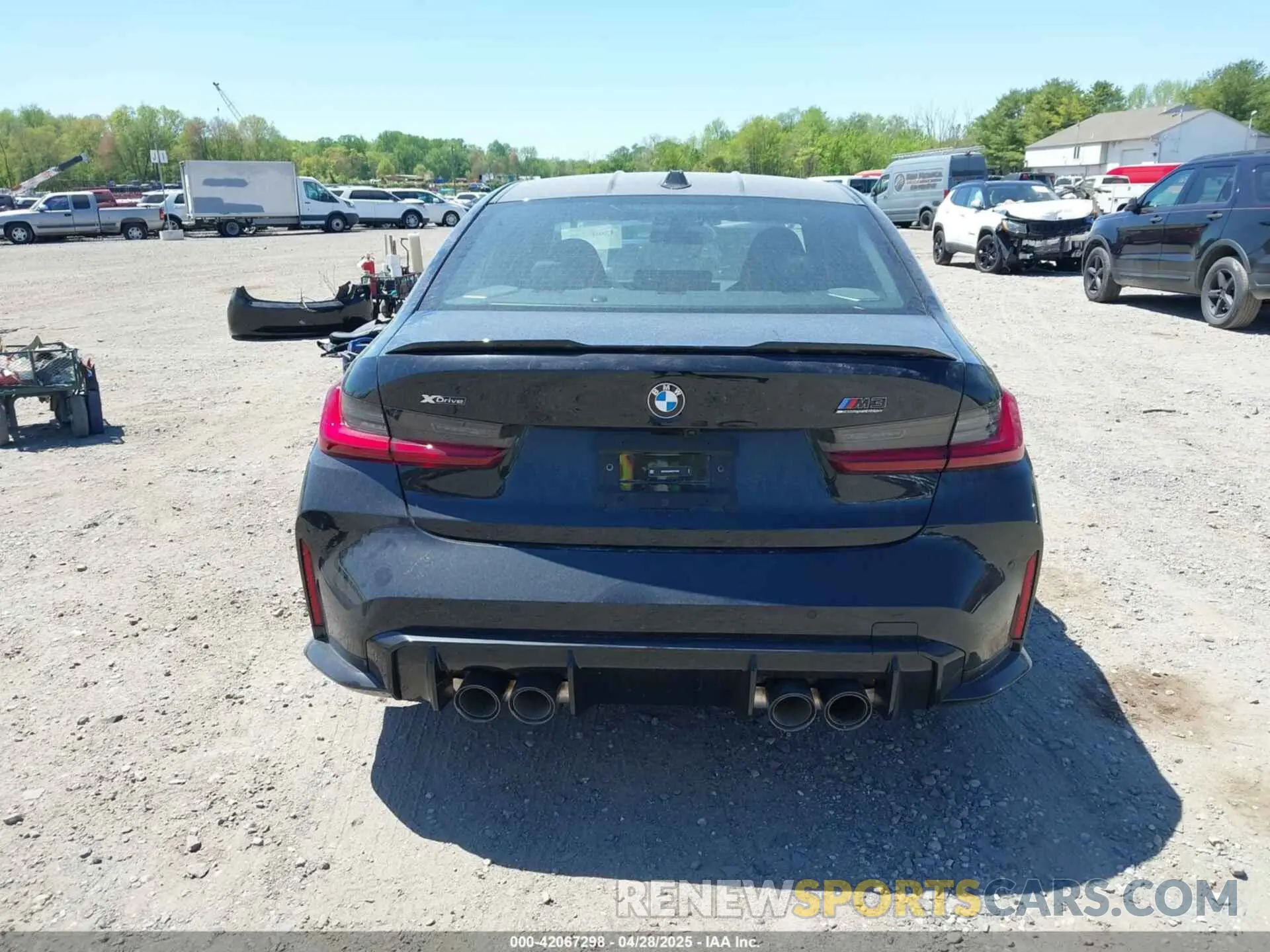 17 fotografías del automóvil dañado WBS33HJ05SFU14546 BMW M3 2025