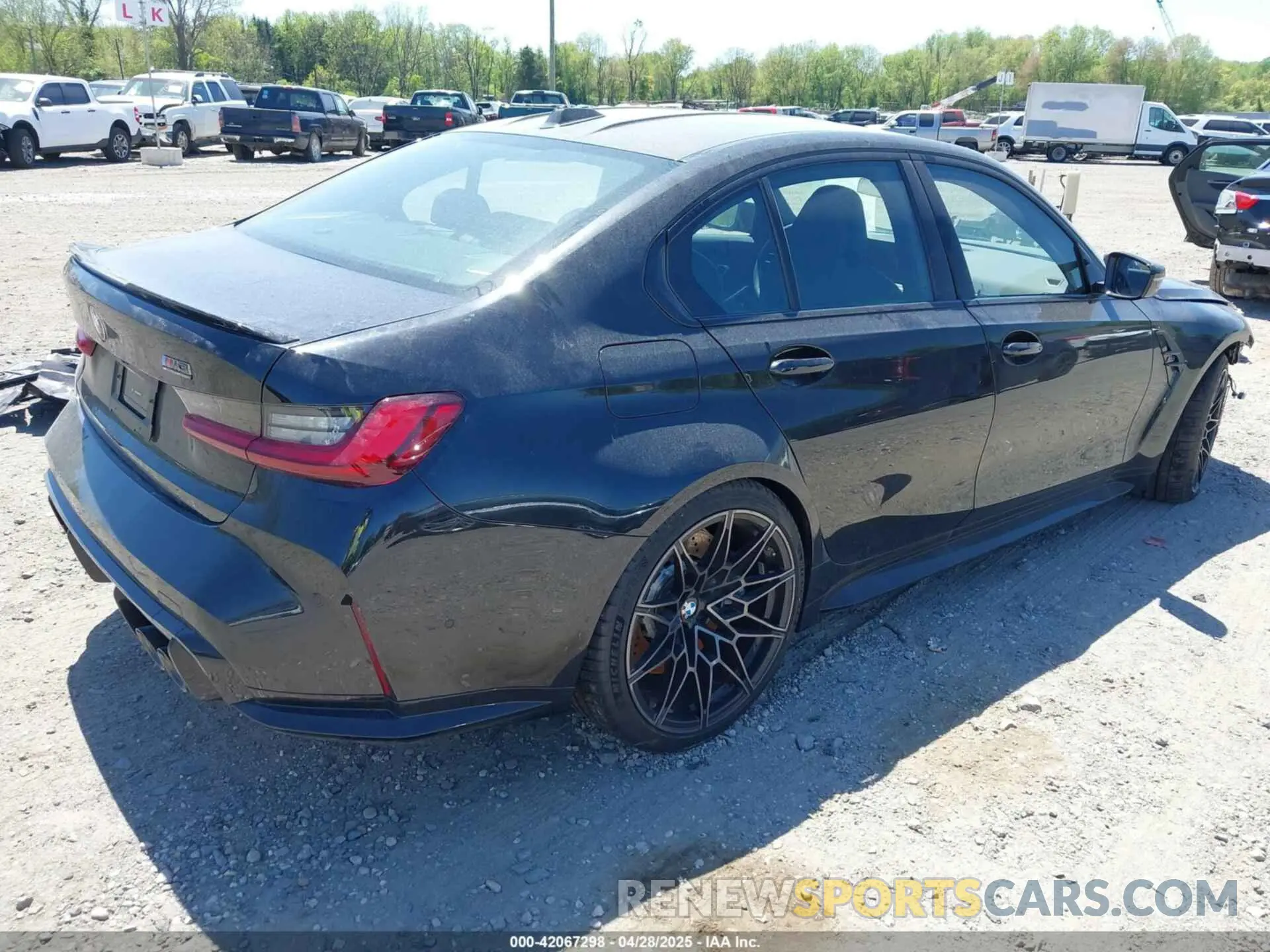 4 fotografías del automóvil dañado WBS33HJ05SFU14546 BMW M3 2025