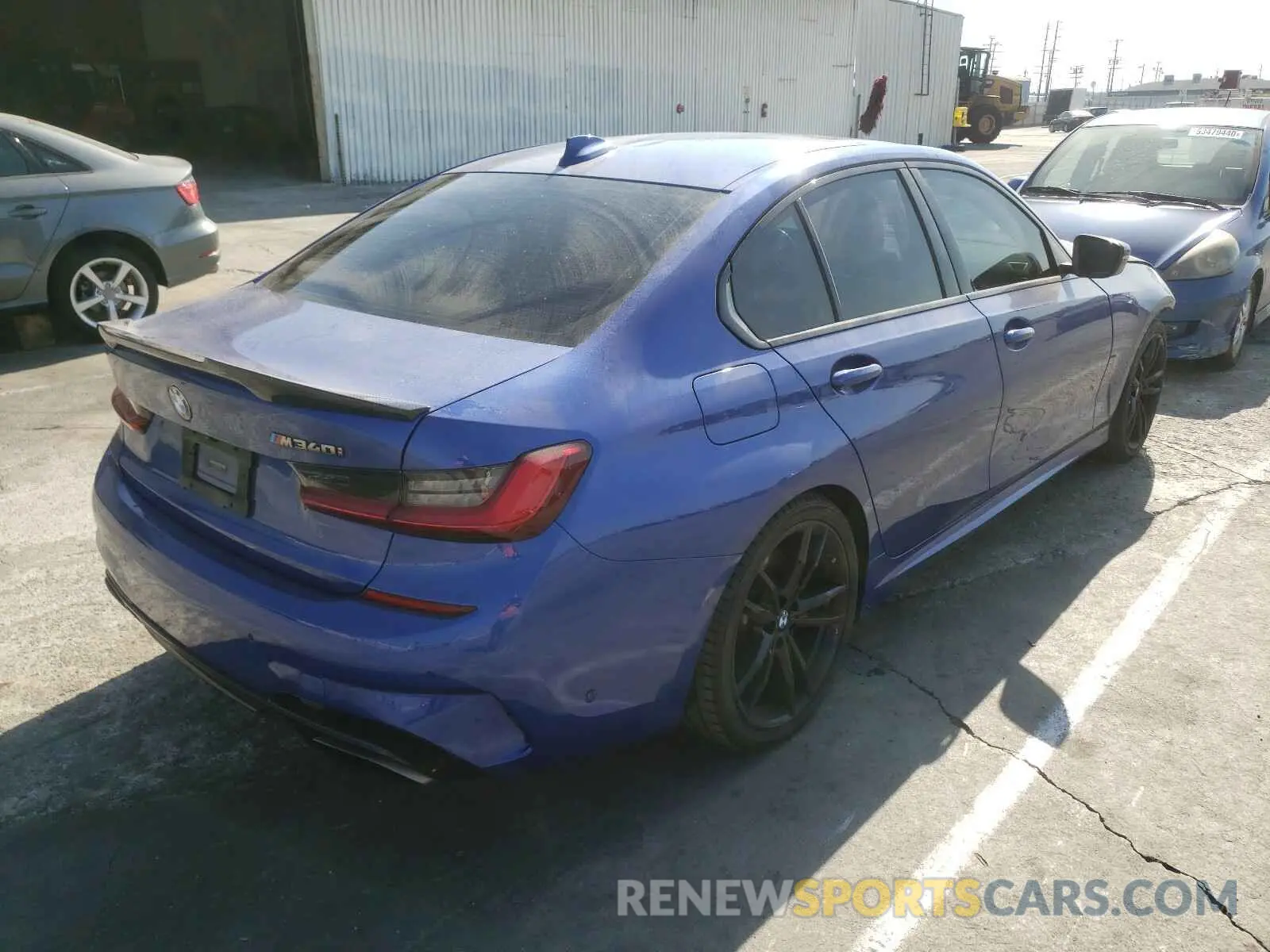 4 fotografías del automóvil dañado 3MW5U7J01L8B30622 BMW M340I 2020