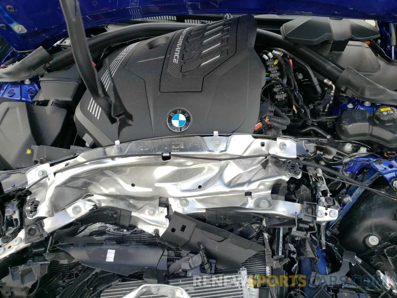 7 fotografías del automóvil dañado 3MW5U7J04L8B39587 BMW M340I 2020