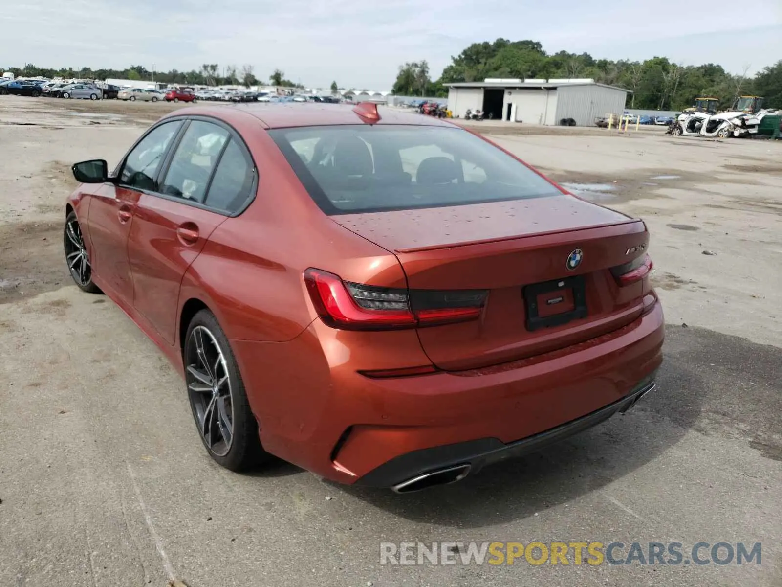 3 fotografías del automóvil dañado WBA5U7C03LFH63517 BMW M340I 2020