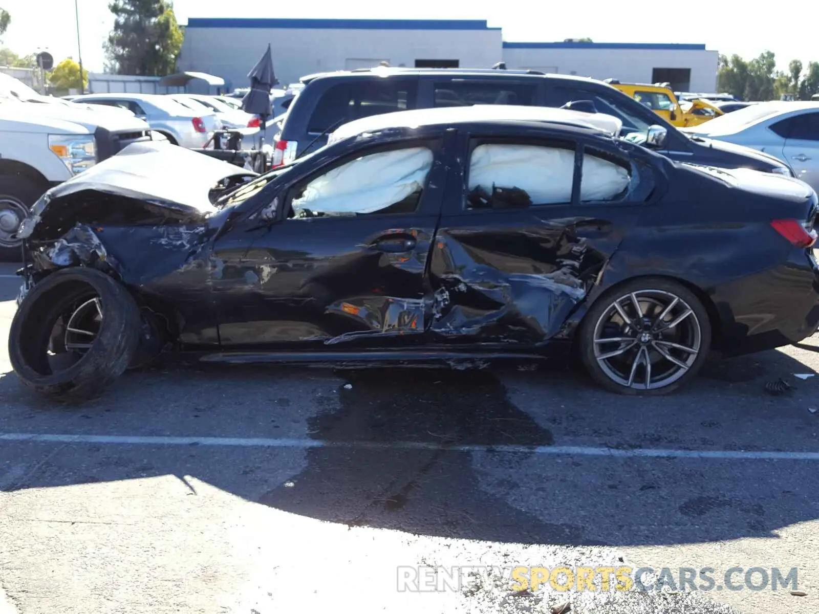 9 fotografías del automóvil dañado WBA5U7C08LAF54125 BMW M340I 2020