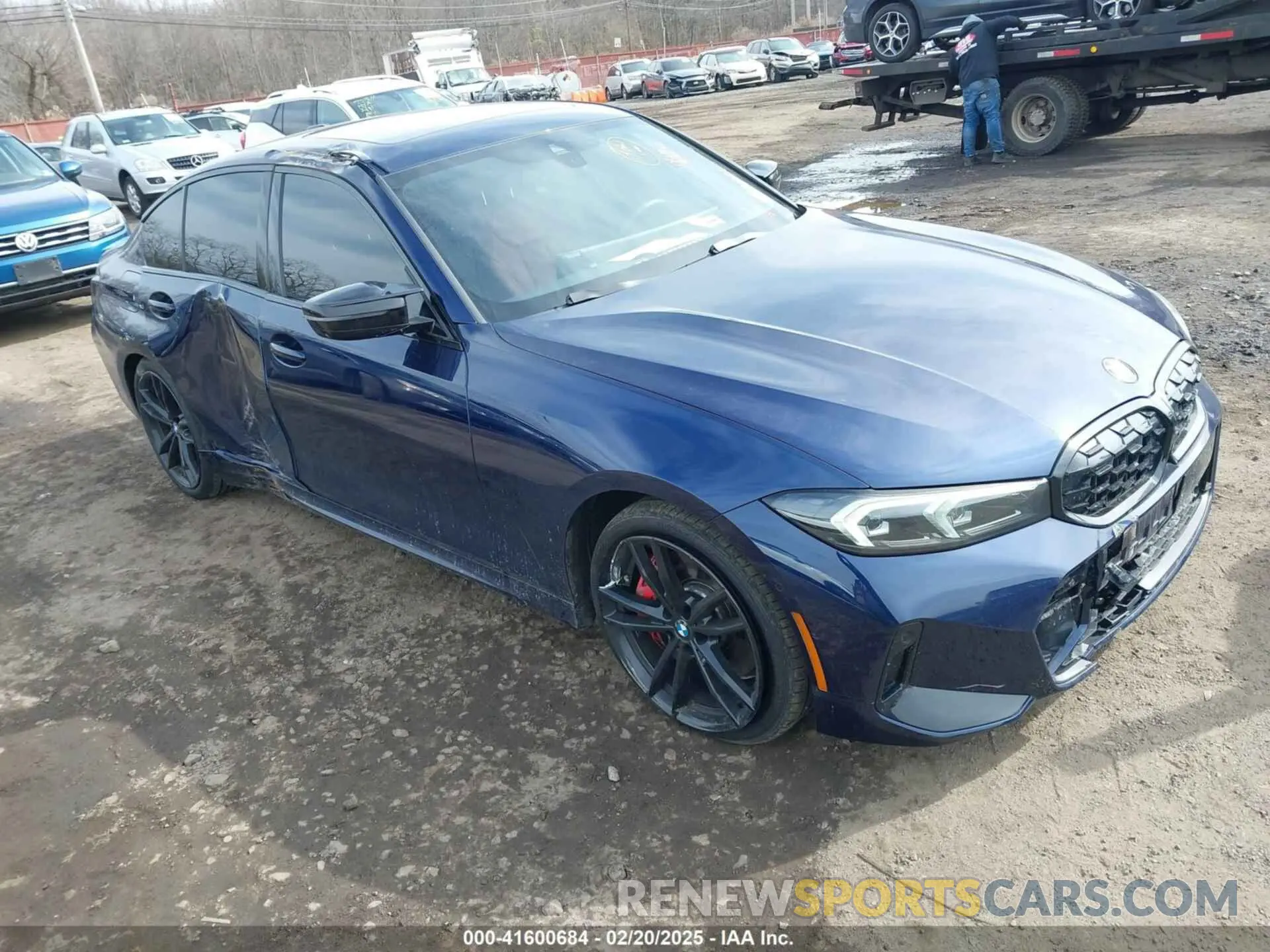 1 fotografías del automóvil dañado 3MW49FF00R8D81317 BMW M340I 2024