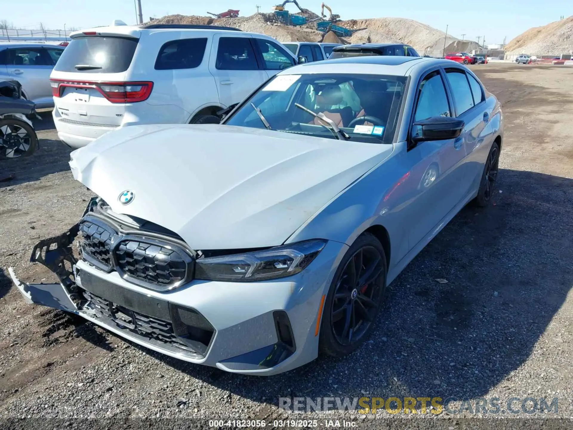 2 fotografías del automóvil dañado 3MW49FF01R8E79739 BMW M340I 2024