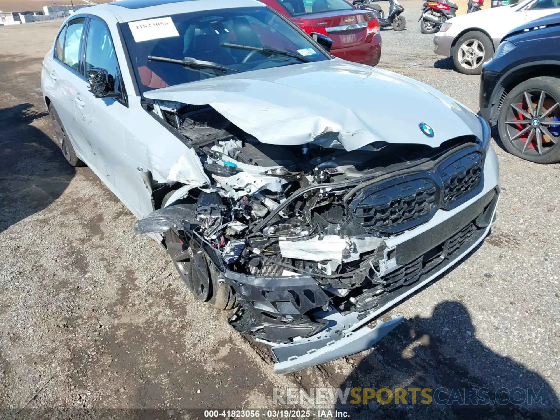 6 fotografías del automóvil dañado 3MW49FF01R8E79739 BMW M340I 2024