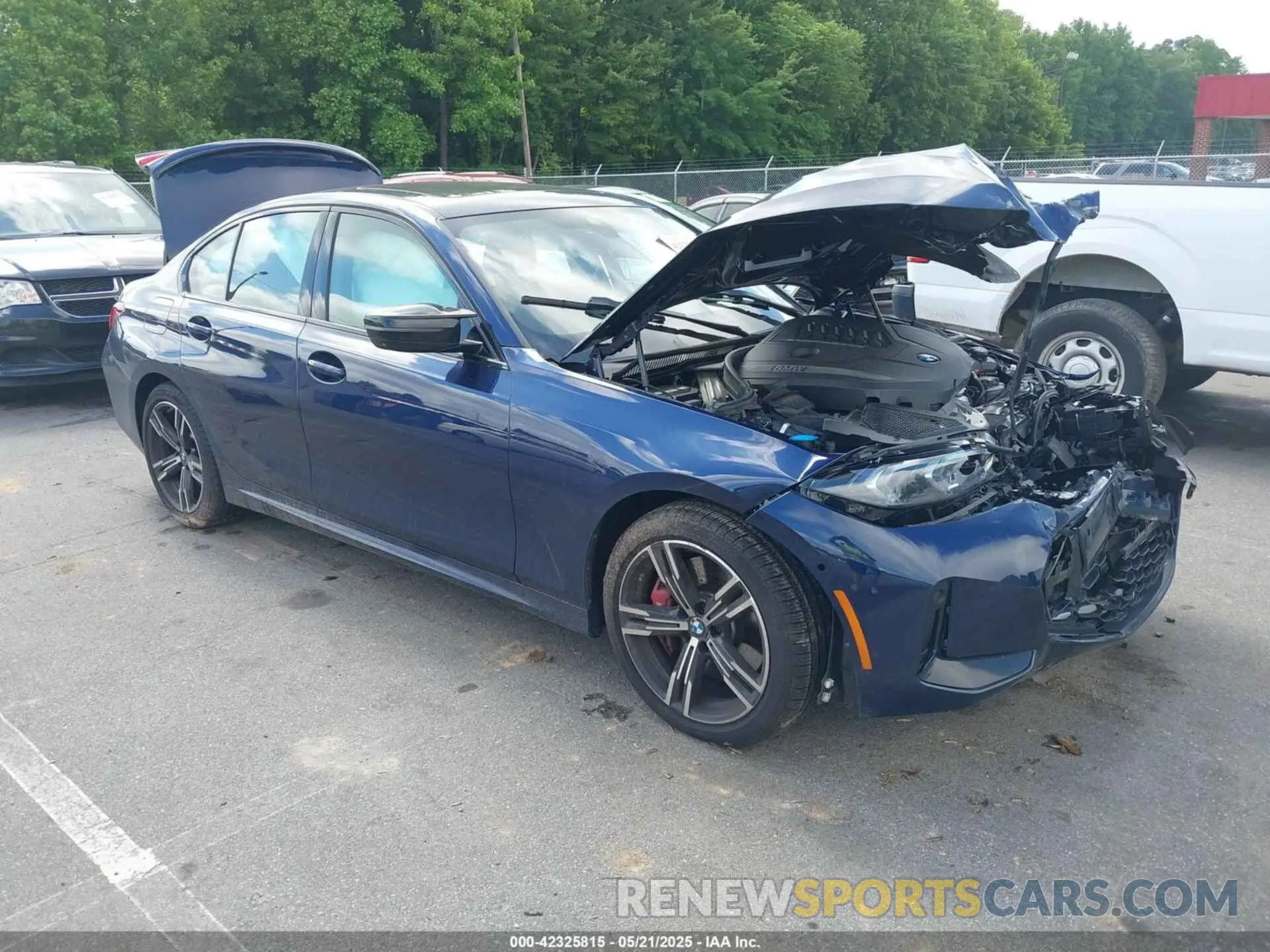 1 fotografías del automóvil dañado 3MW49FF04R8E25559 BMW M340I 2024