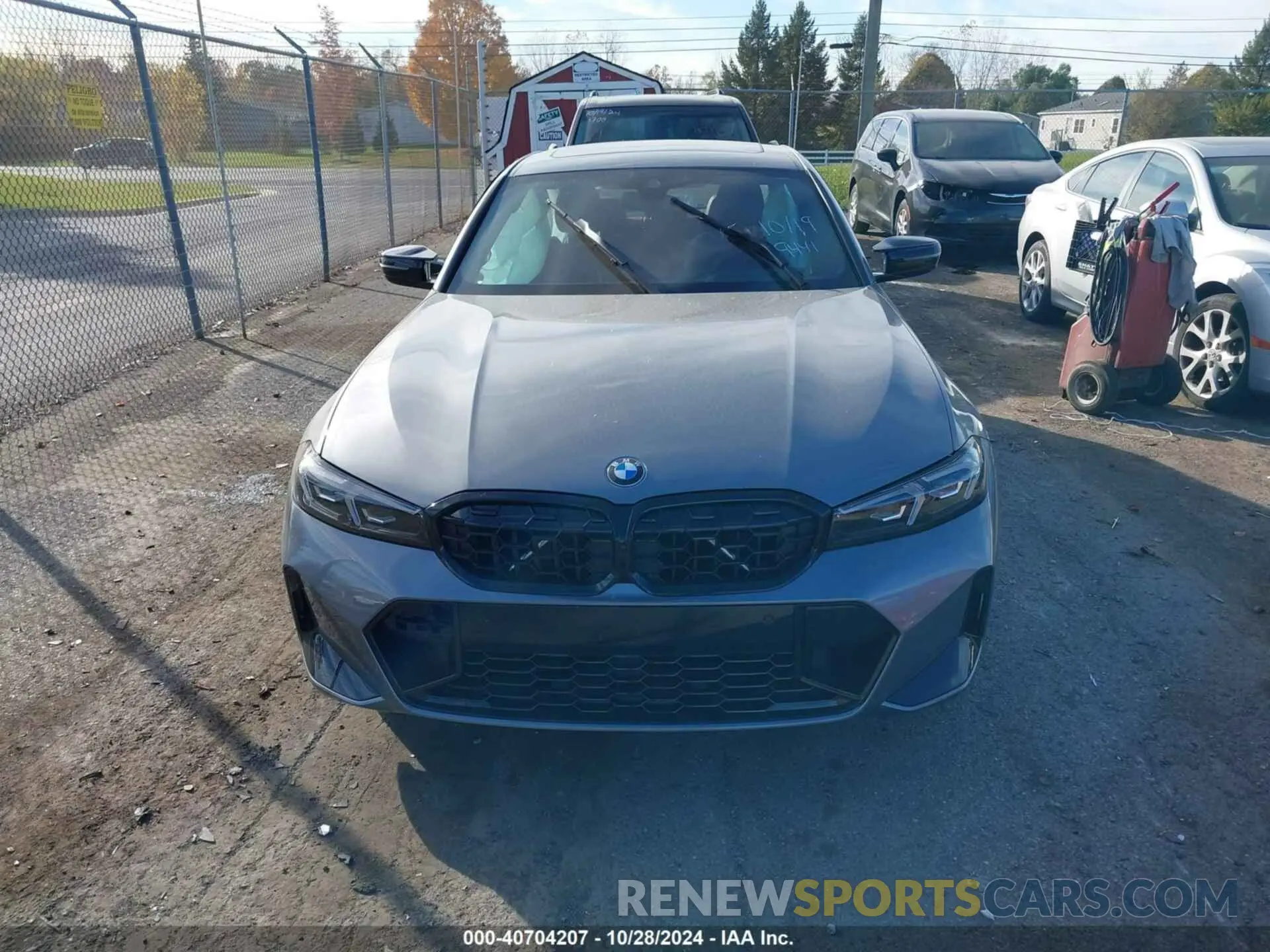 11 fotografías del automóvil dañado 3MW49FF04R8E89441 BMW M340I 2024